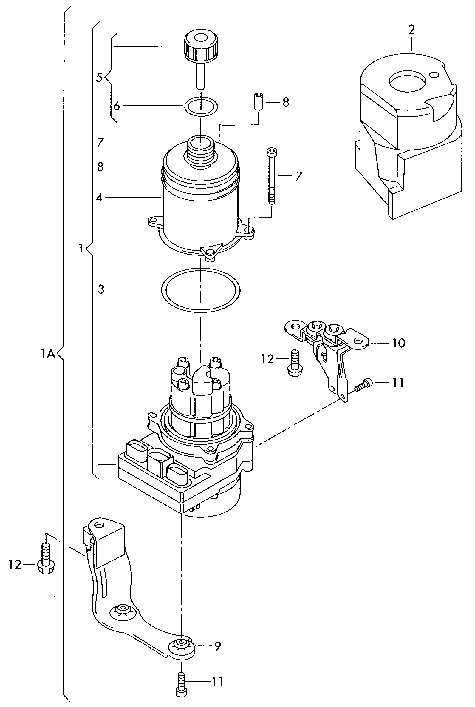 VAG 6Q0423162 X - Hidrosūknis, Stūres iekārta adetalas.lv