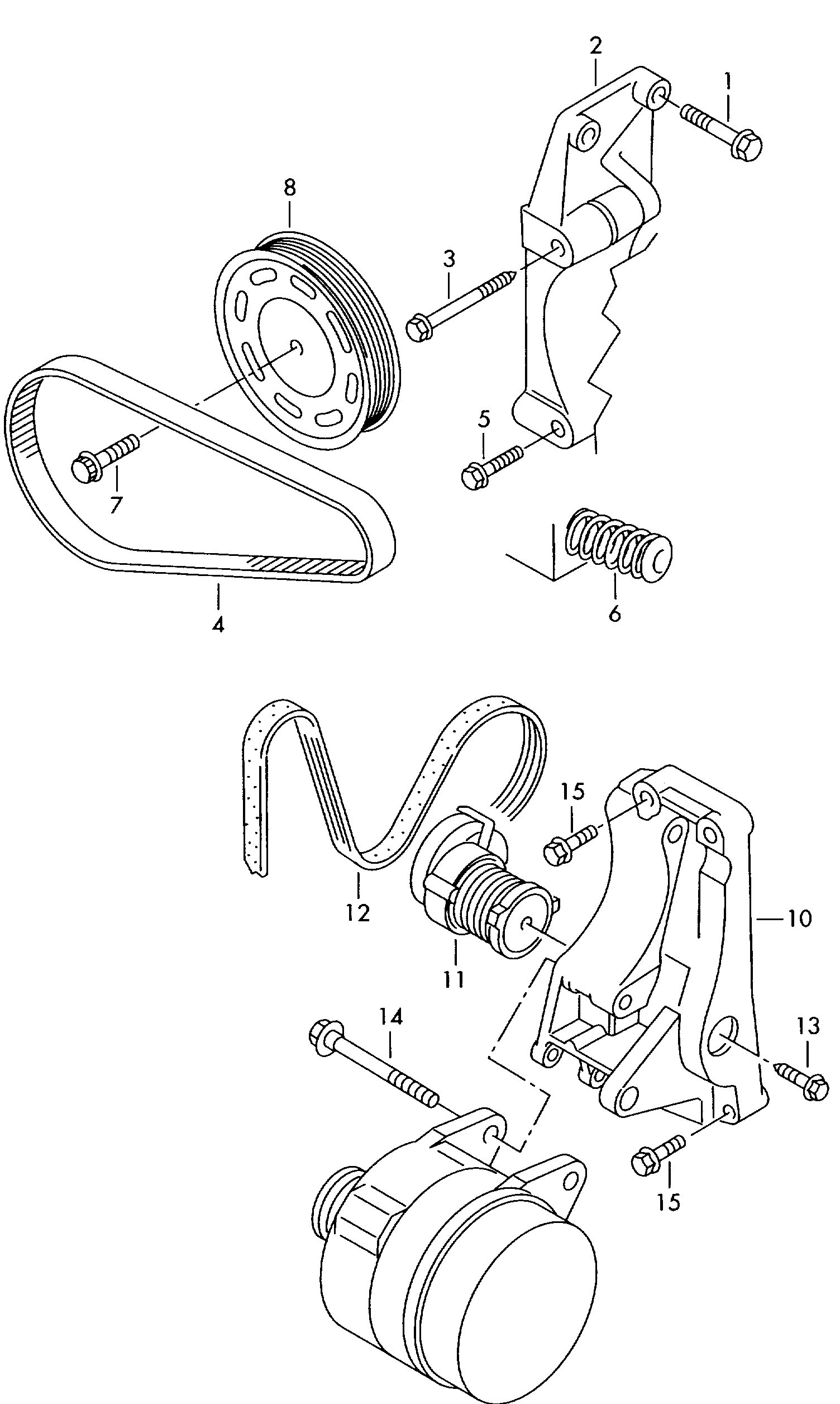 VW 036 145 933 AG - Ķīļrievu siksna adetalas.lv