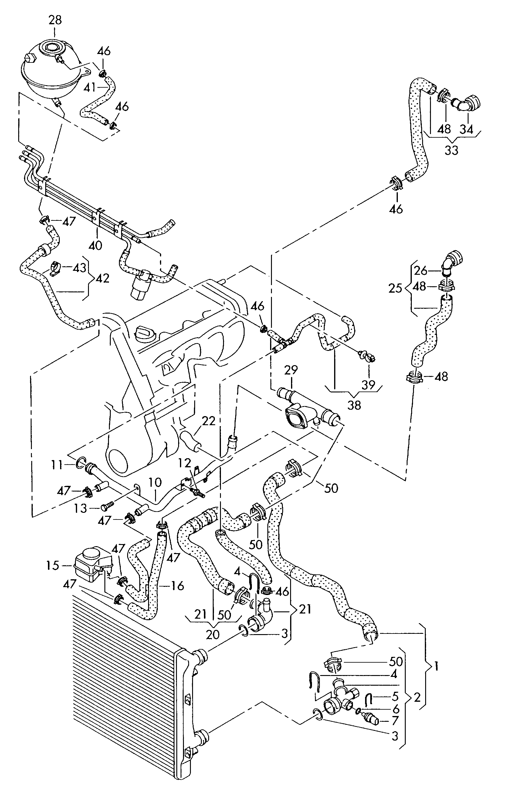 Seat 1K0 121 407 A - Kompensācijas tvertne, Dzesēšanas šķidrums adetalas.lv