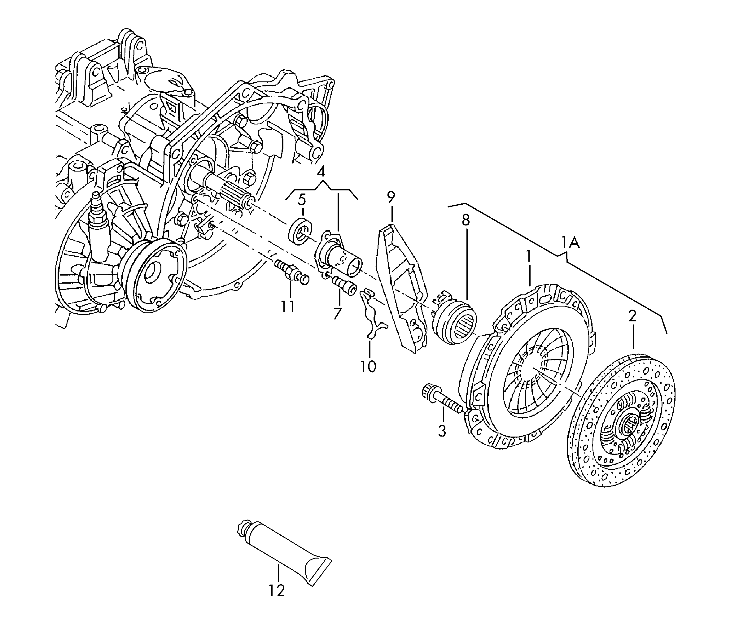 Skoda 038 198 141 X - Sajūga komplekts adetalas.lv