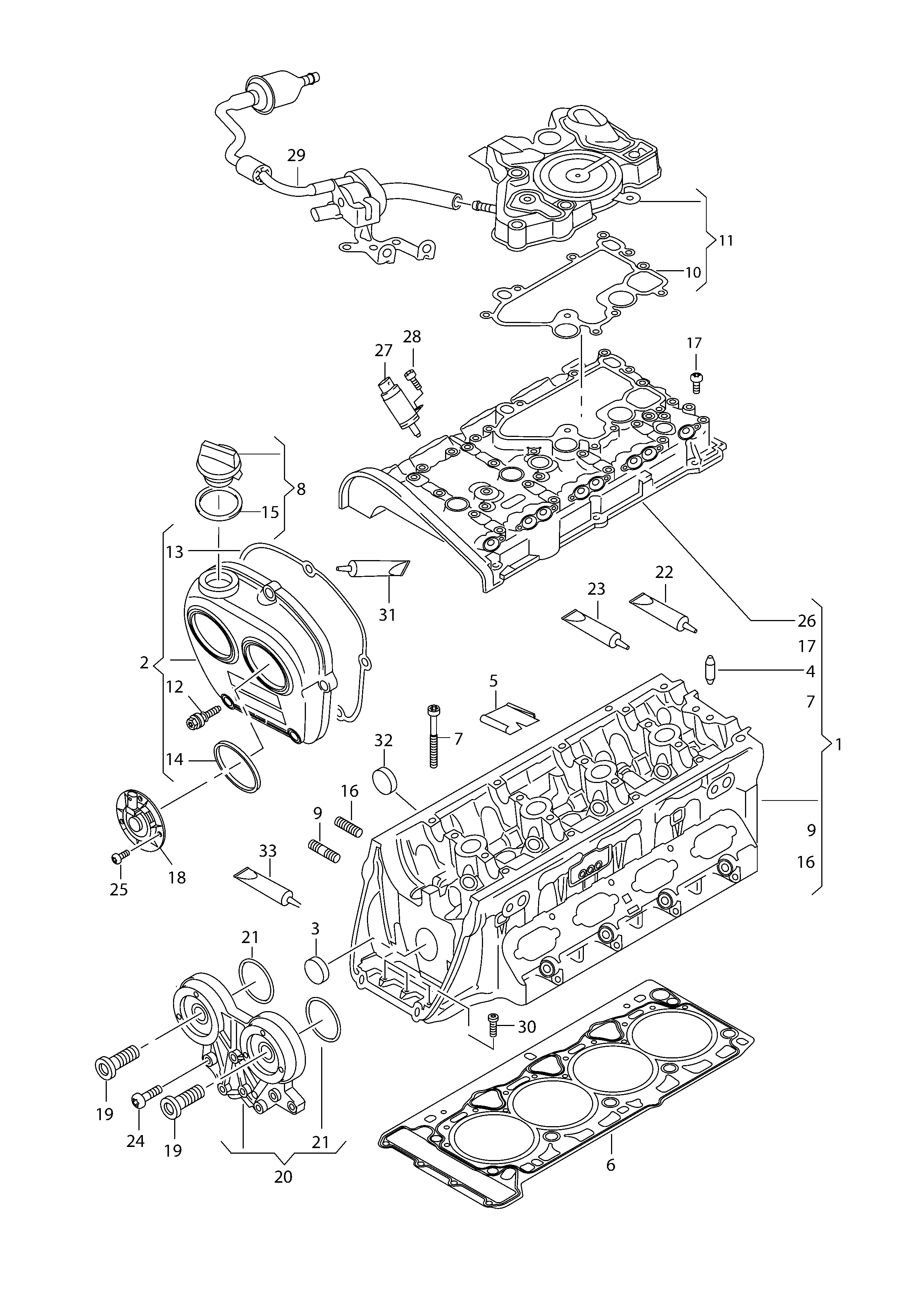 VW 06K103483 - Blīve, Stūres mehānisma kartera vāks adetalas.lv