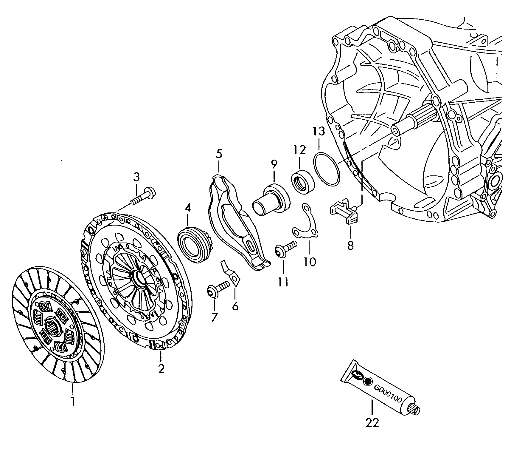 Skoda 038 141 117 L - Sajūga komplekts adetalas.lv