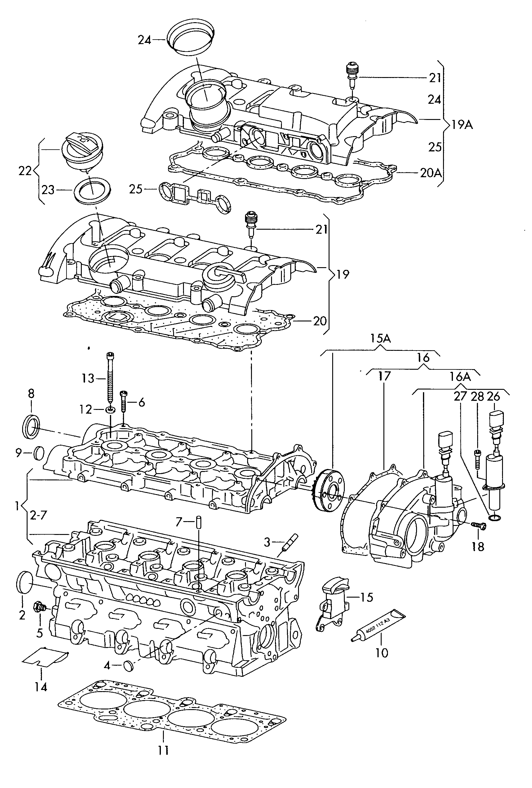 VAG 06F103383G - Blīve, Motora bloka galva adetalas.lv