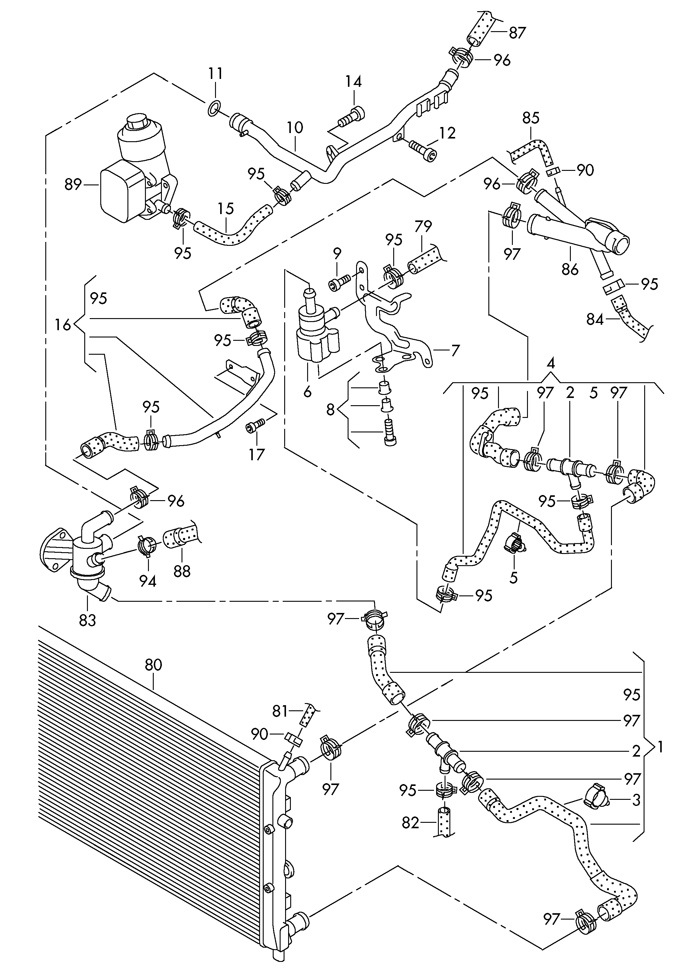 VW 6R0 121 253 - Radiators, Motora dzesēšanas sistēma adetalas.lv