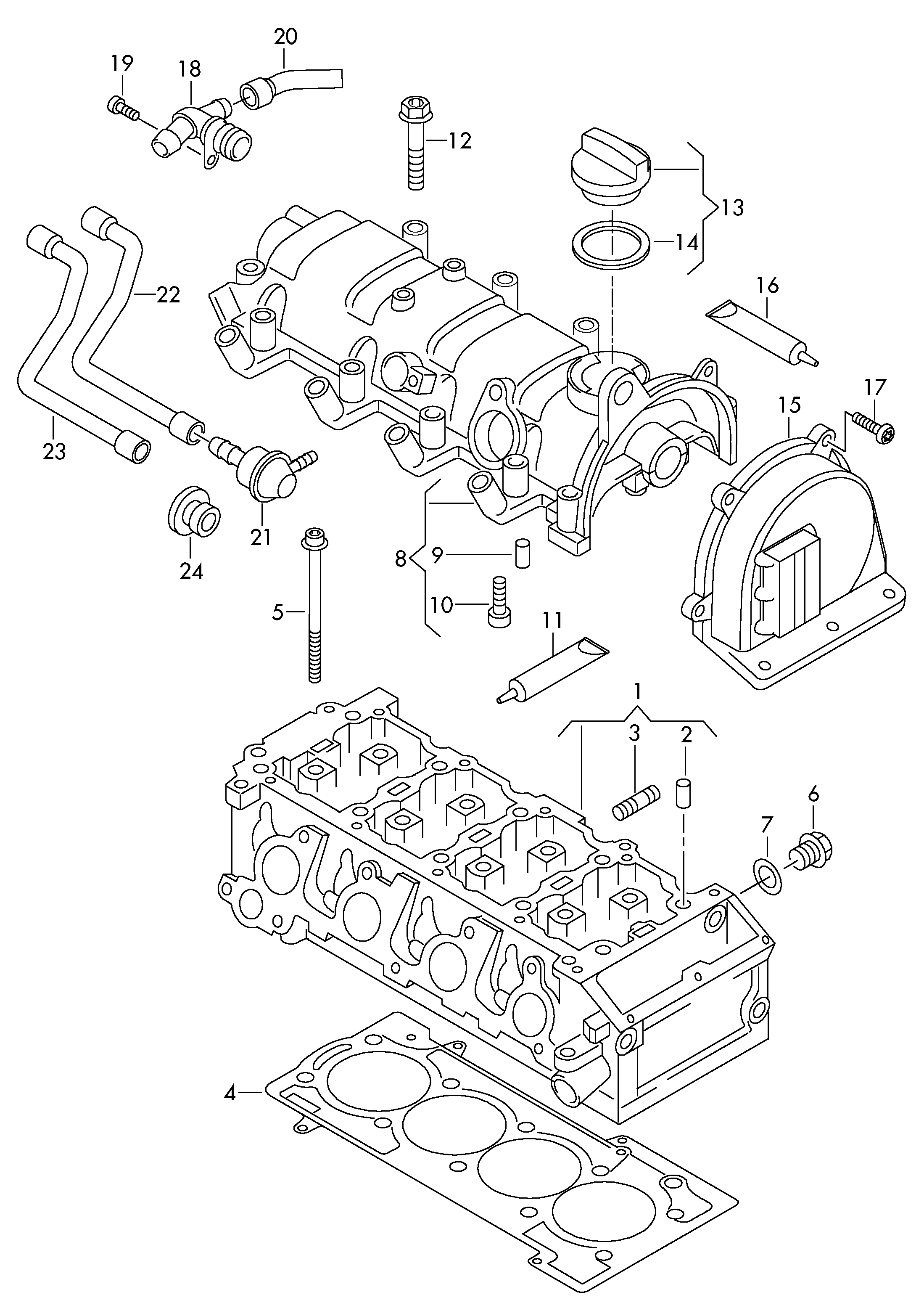 VW 03F 103 351 - Cilindru galva adetalas.lv