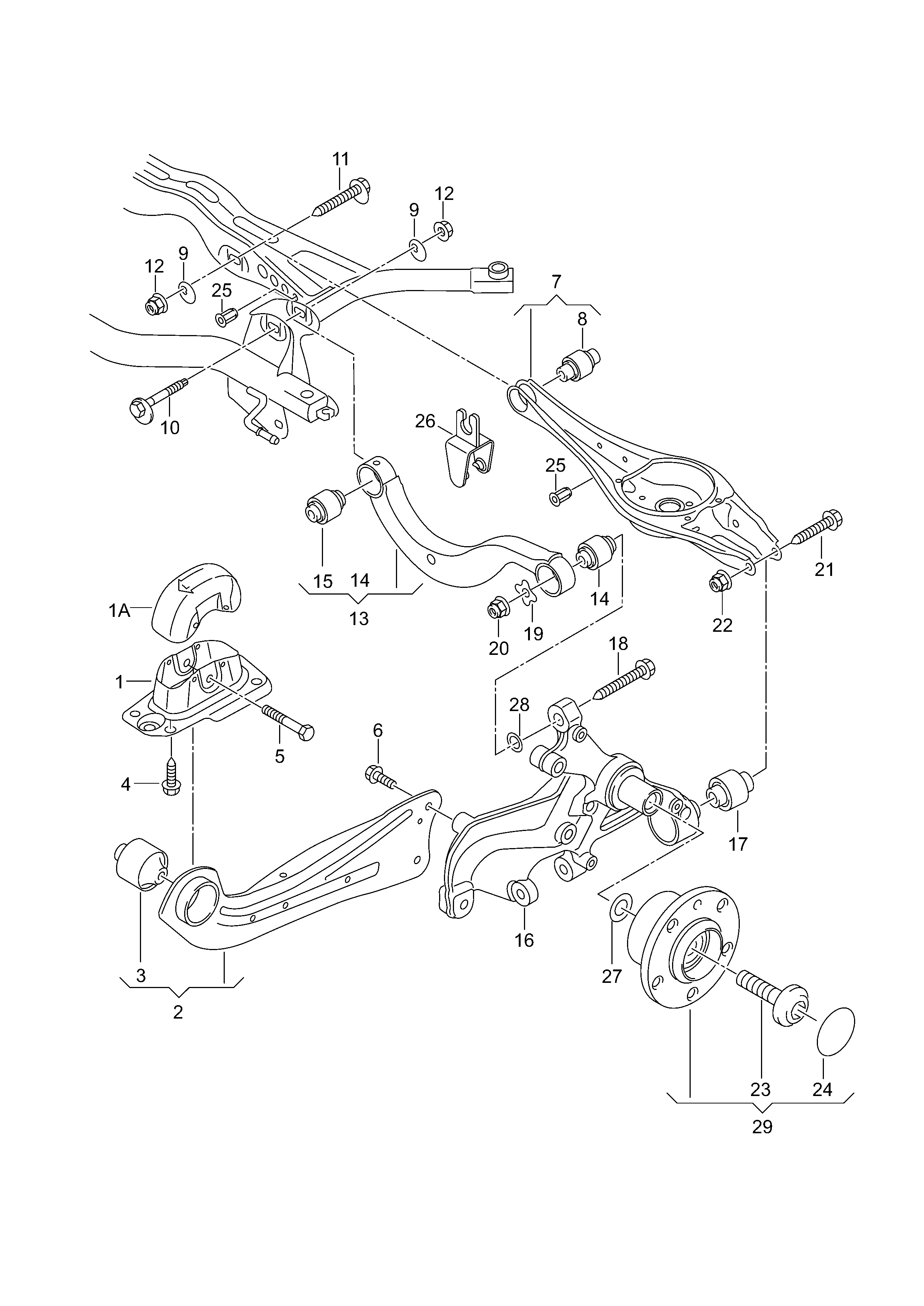 VW 3G0598611 - Riteņa rumbas gultņa komplekts adetalas.lv