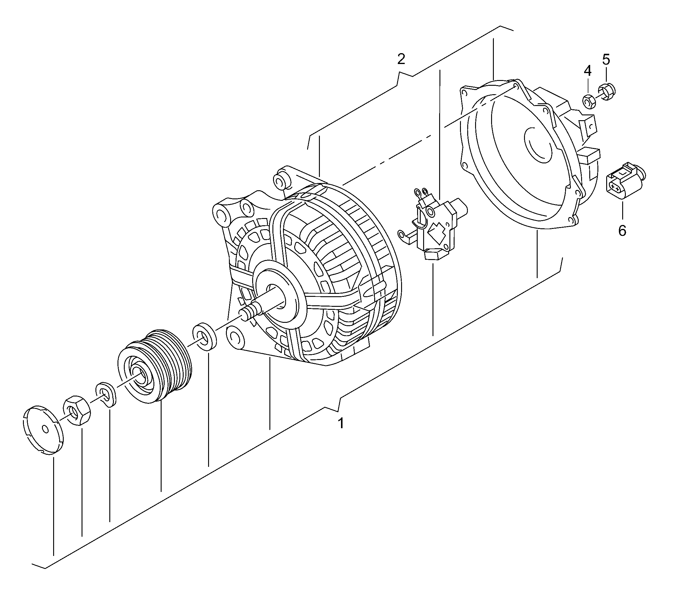 AUDI 04L 903 024 S - Piedziņas skriemelis, Ģenerators adetalas.lv