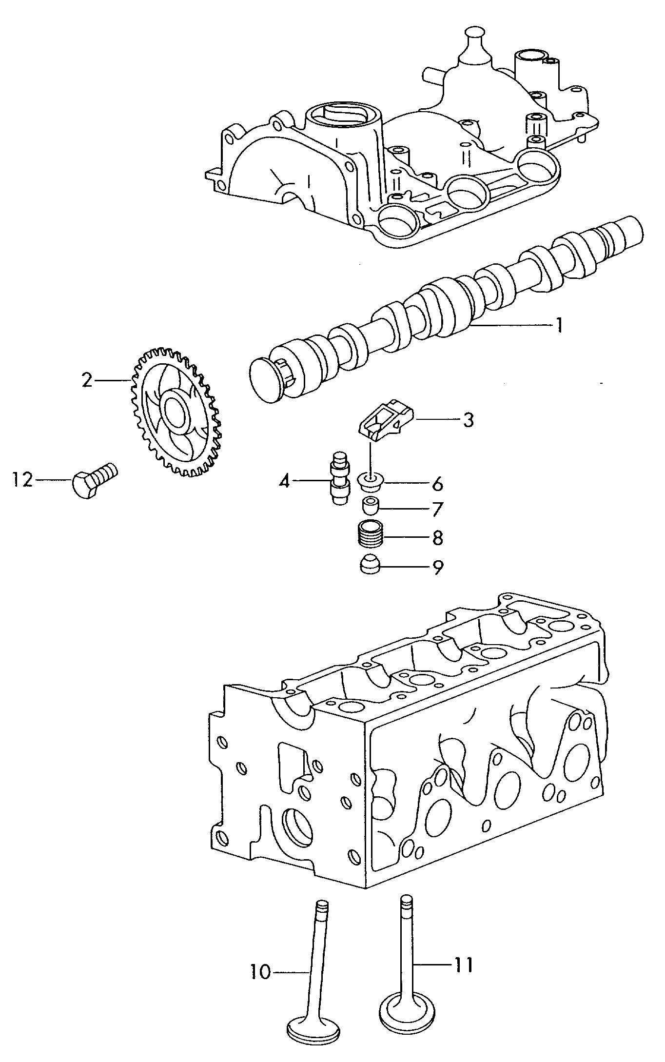 VW N 902 562 02 - Skrūve, Zobrats-Sadales vārpsta adetalas.lv