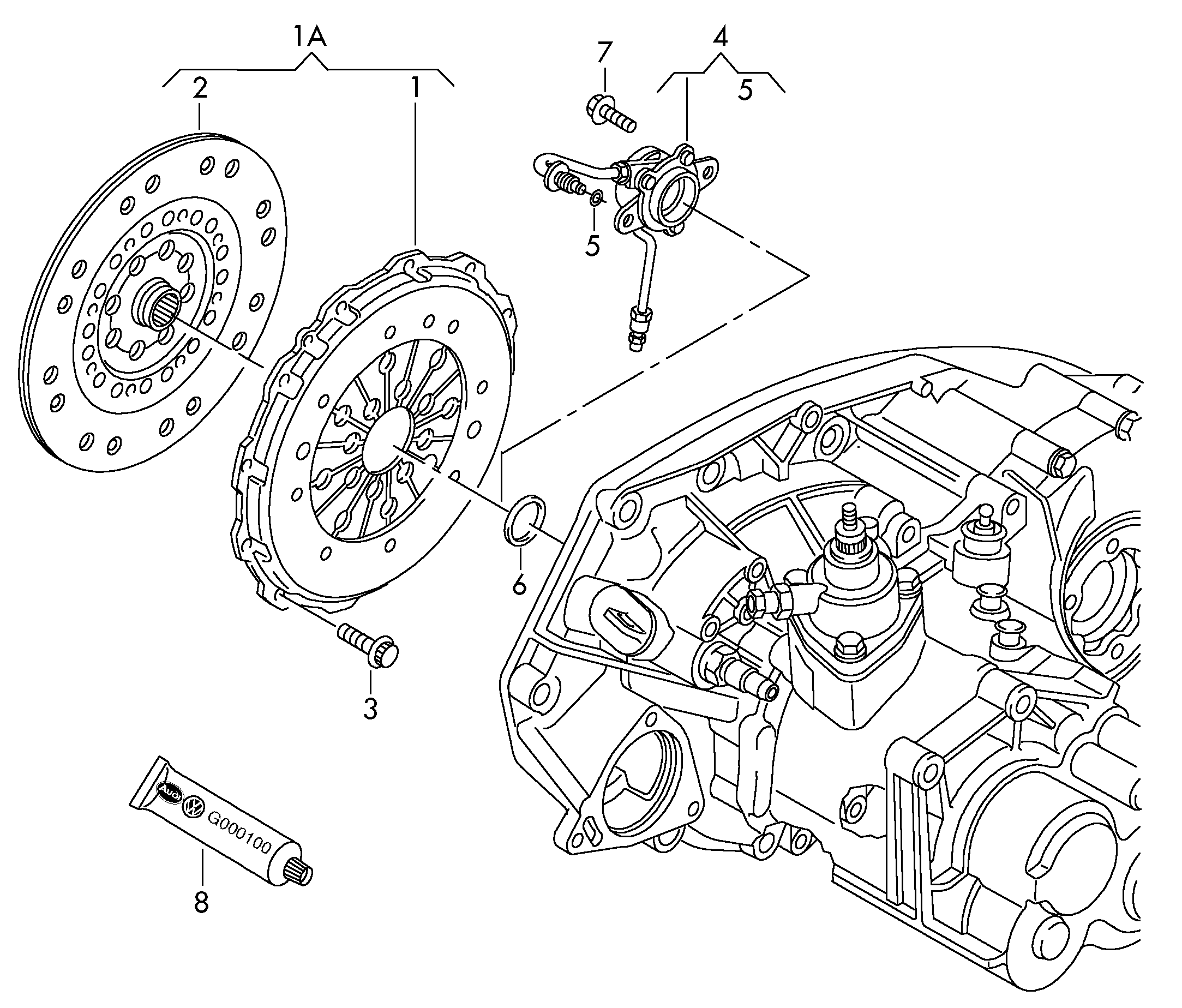 Skoda 06A141031K - Sajūga komplekts adetalas.lv