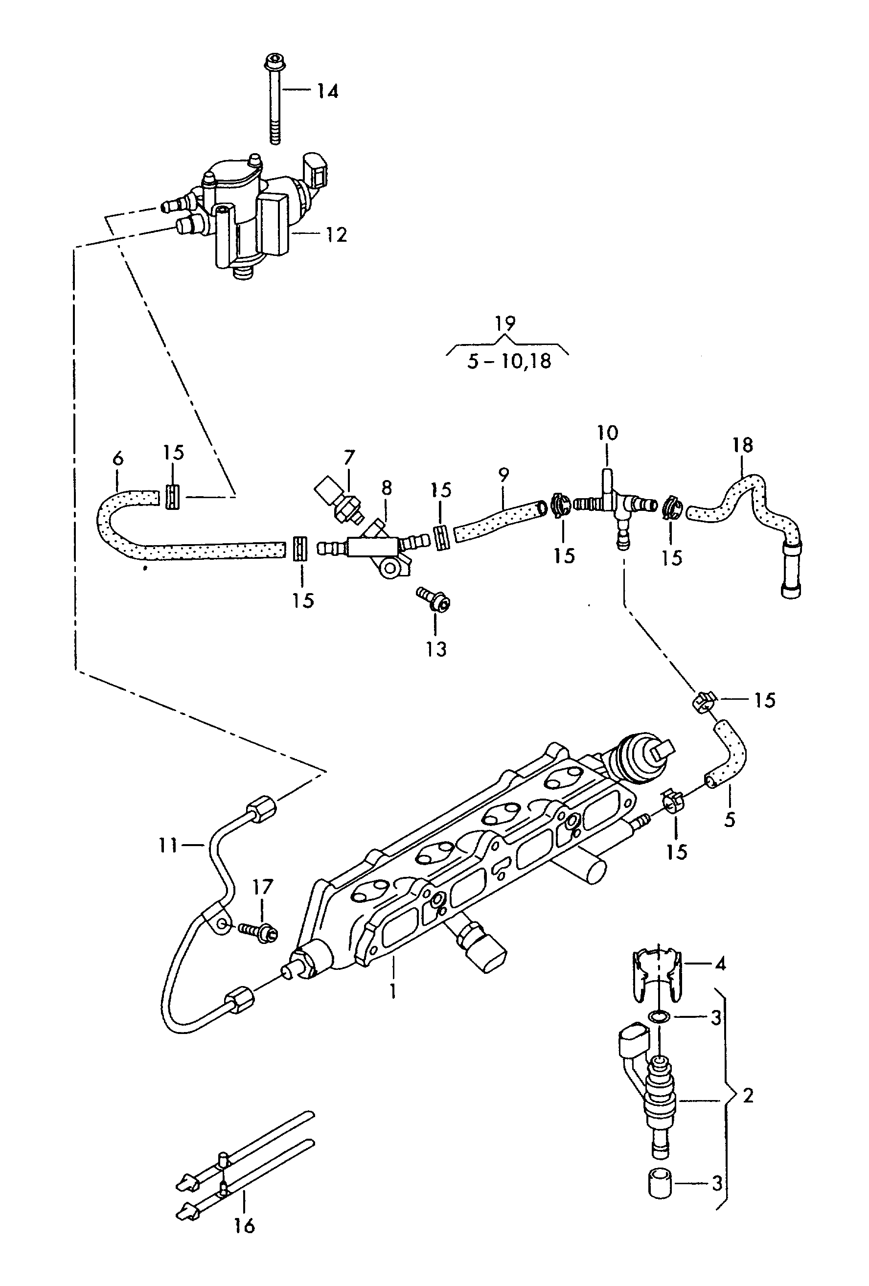 Seat 06E 127 248 - Blīve, Degvielas sūknis adetalas.lv