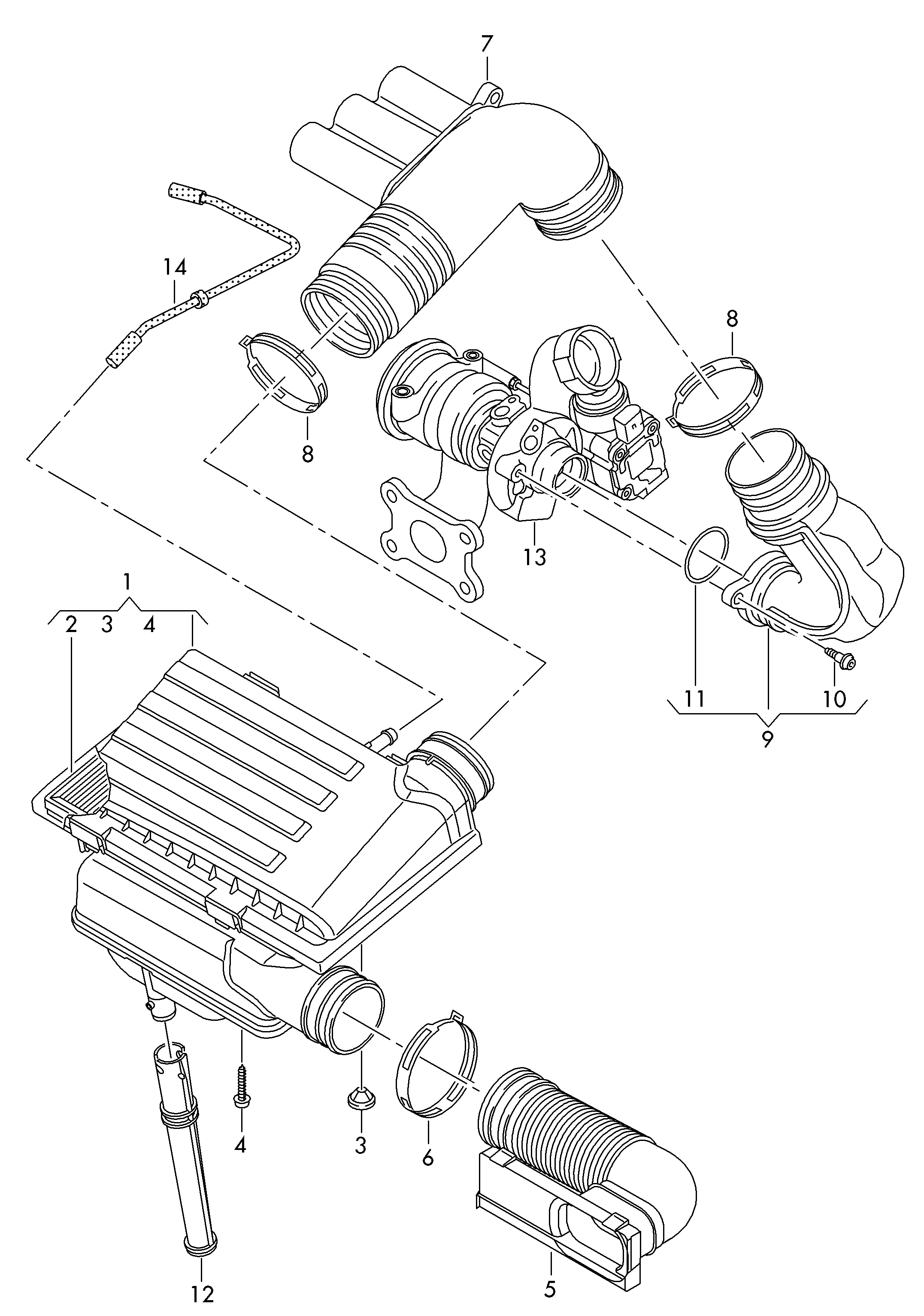 VAG 04E 129 620 - Gaisa filtrs adetalas.lv