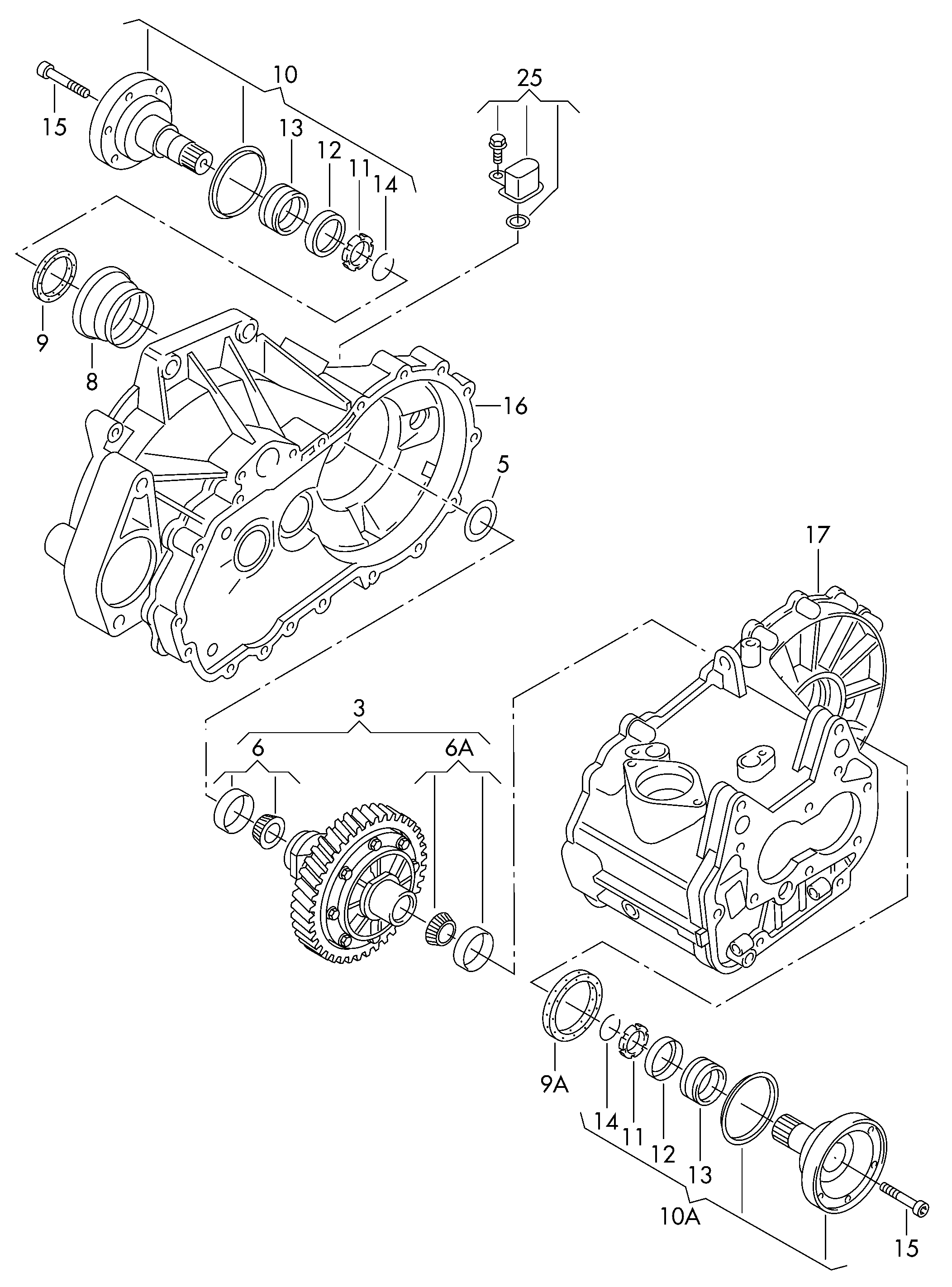 Skoda 02T409189K - Vārpstas blīvgredzens, Diferenciālis adetalas.lv