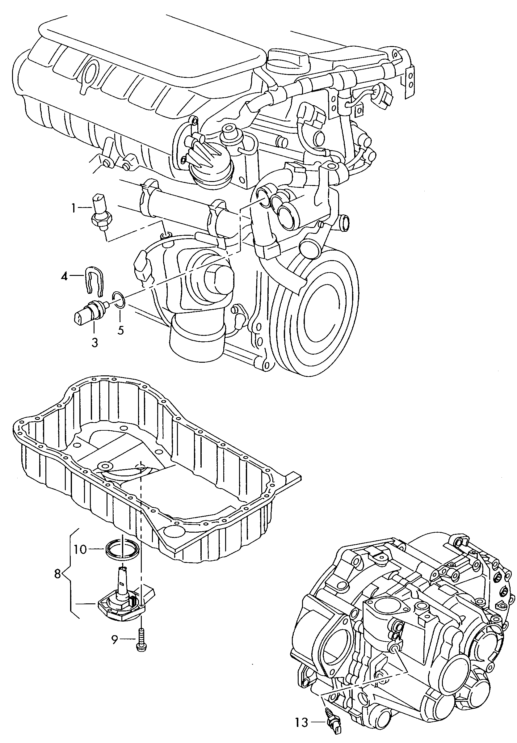 AUDI 038 919 081 P - Devējs, Eļļas spiediens adetalas.lv