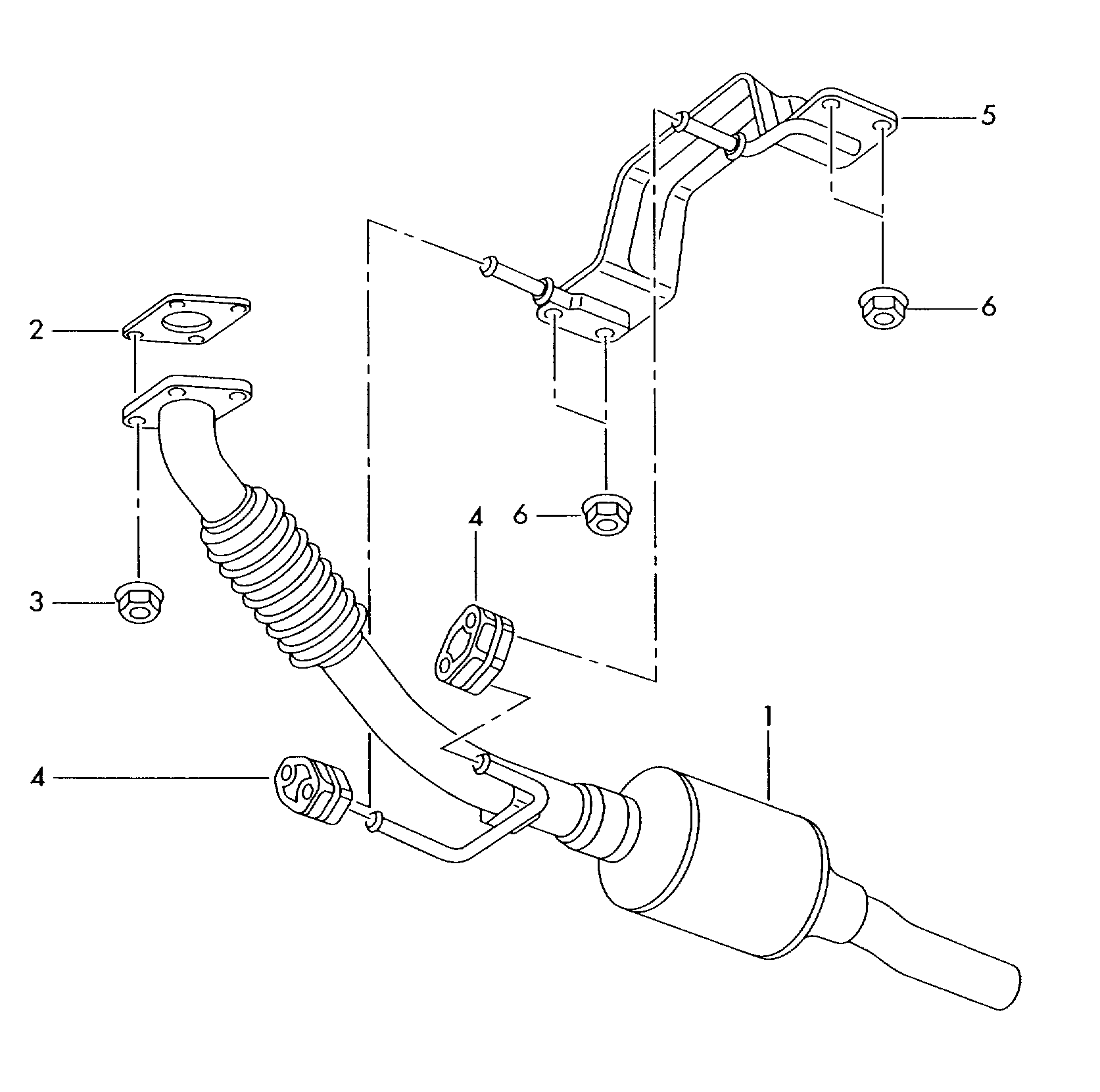 VAG N 102 090 05 - Montāžas komplekts, Neatkarīgās balstiekārtas svira adetalas.lv