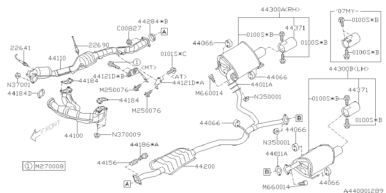 Subaru 22690AA590 - Lambda zonde adetalas.lv