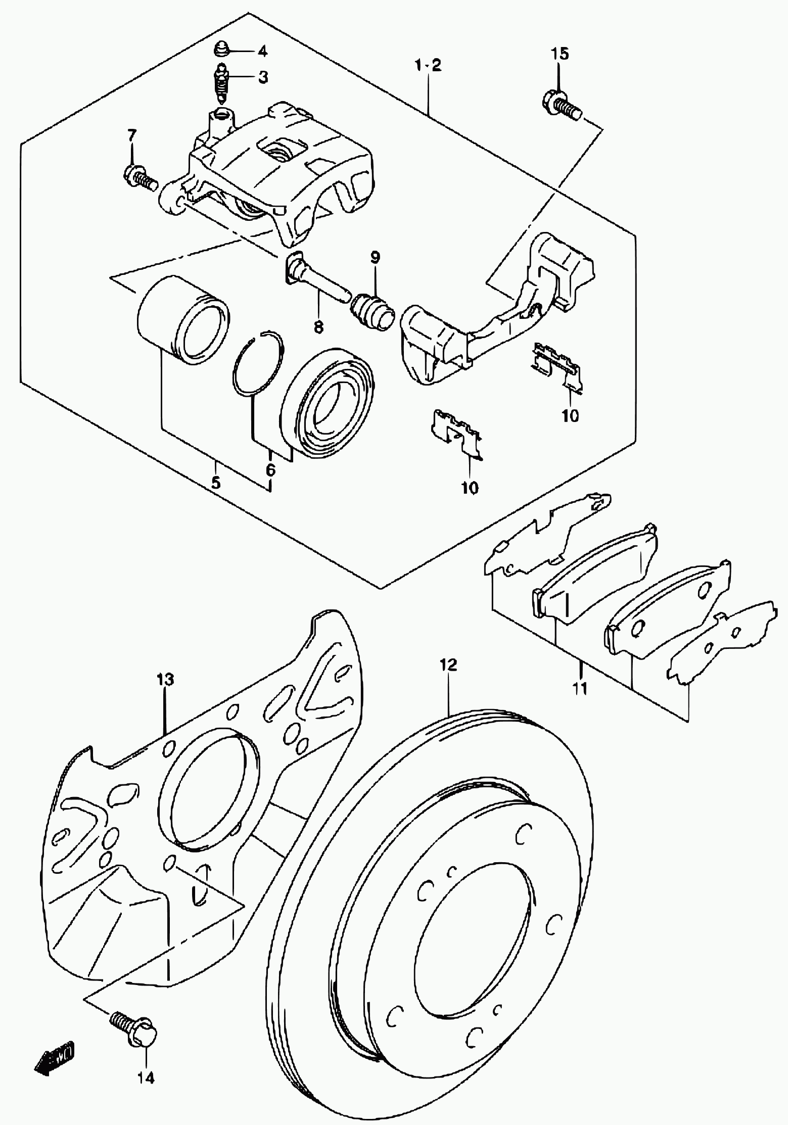 Suzuki 55211-85C00 - Bremžu diski adetalas.lv