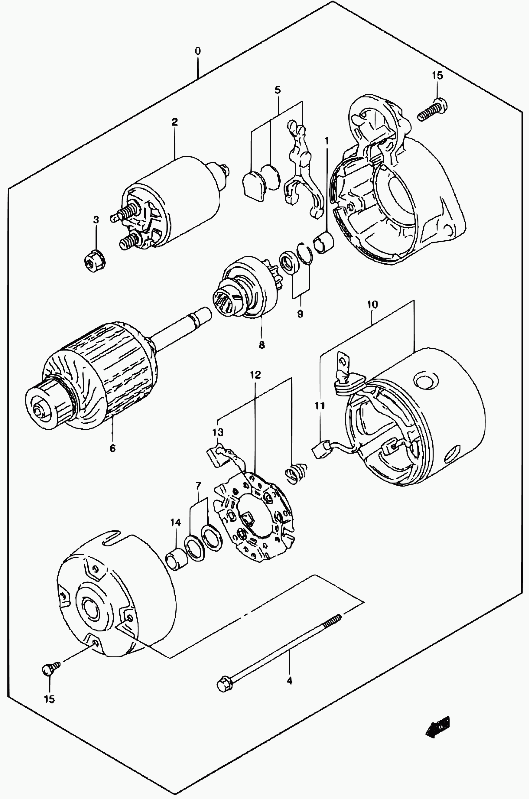 Suzuki 31220-84030 - Ievilcējrelejs, Starteris adetalas.lv