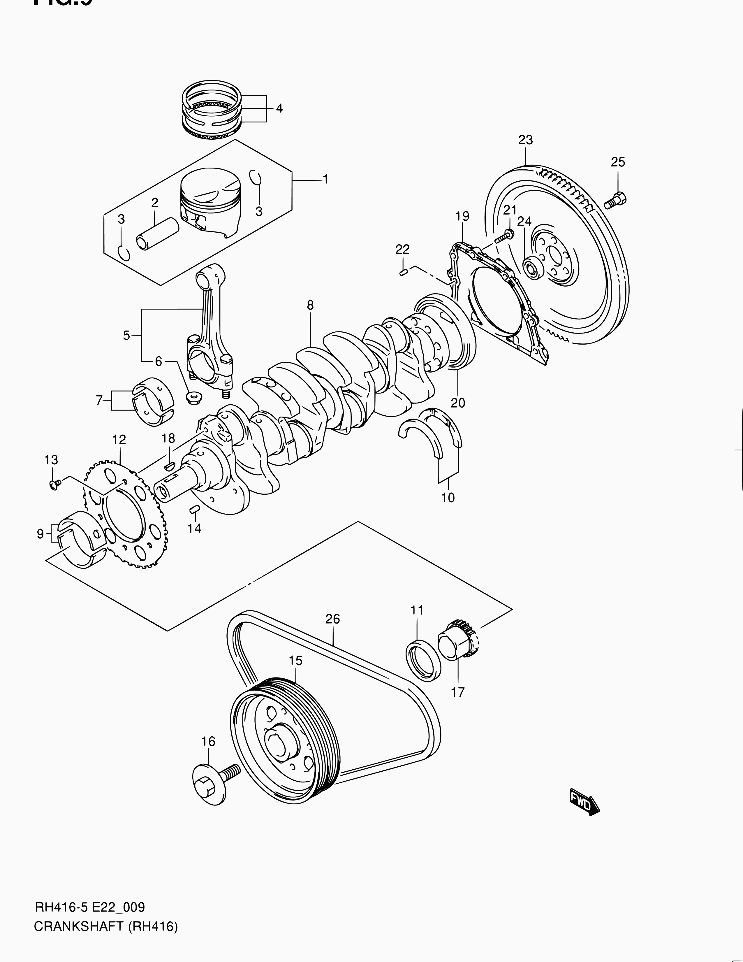 Subaru 95141 50F01 - Ķīļrievu siksna adetalas.lv