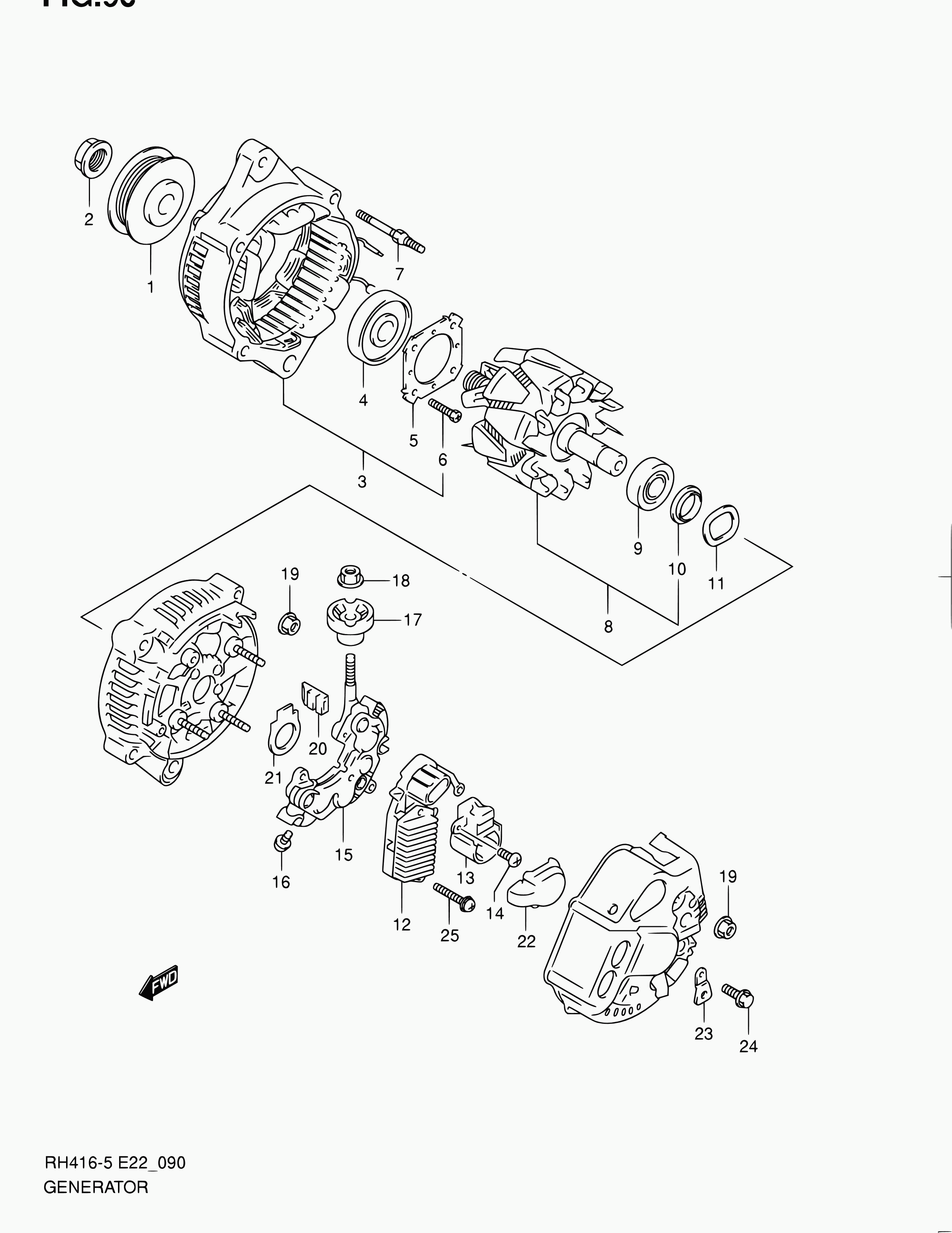 Subaru 31400-80G10 - Ģenerators adetalas.lv