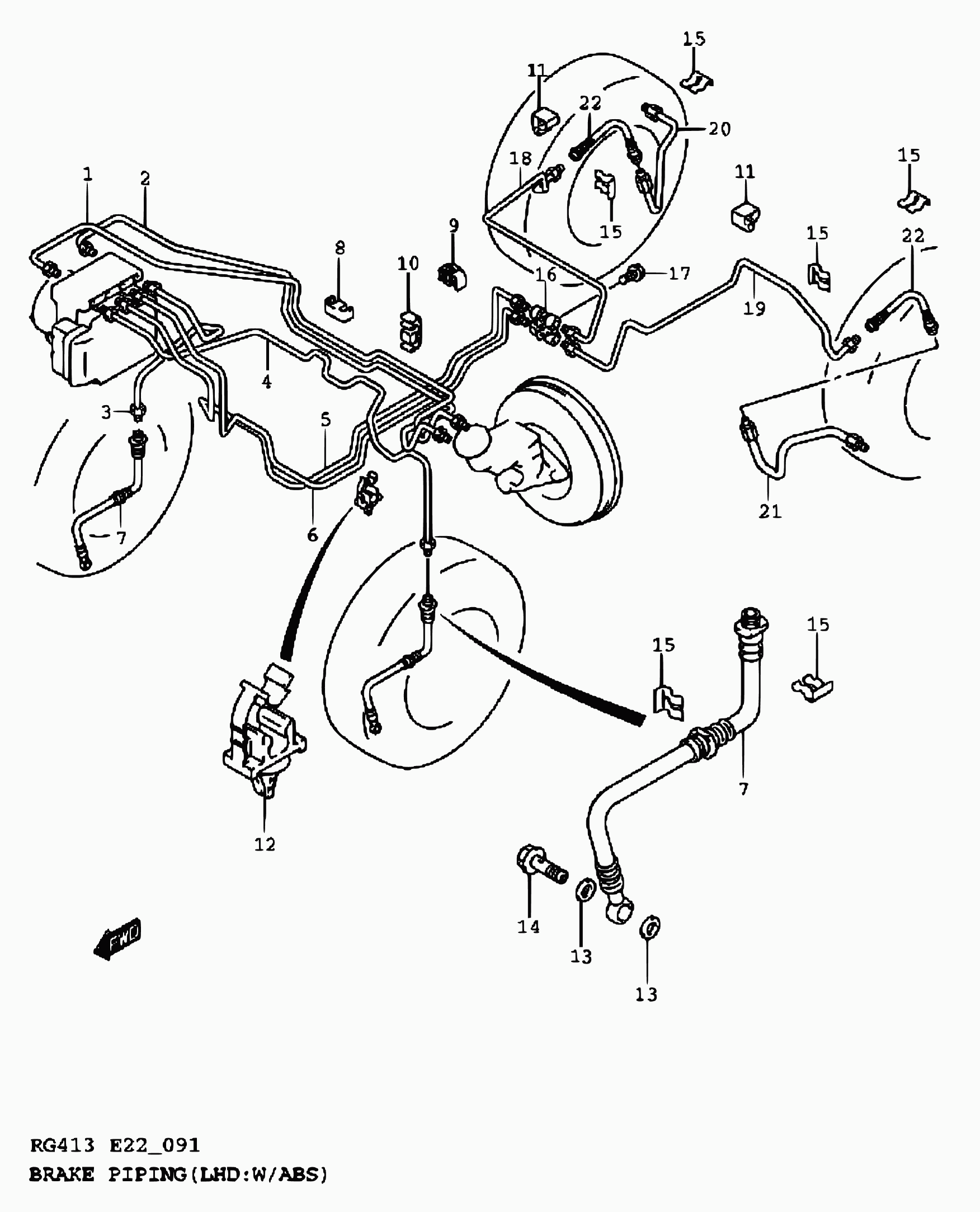 Suzuki 51570-76G00 - Bremžu šļūtene adetalas.lv