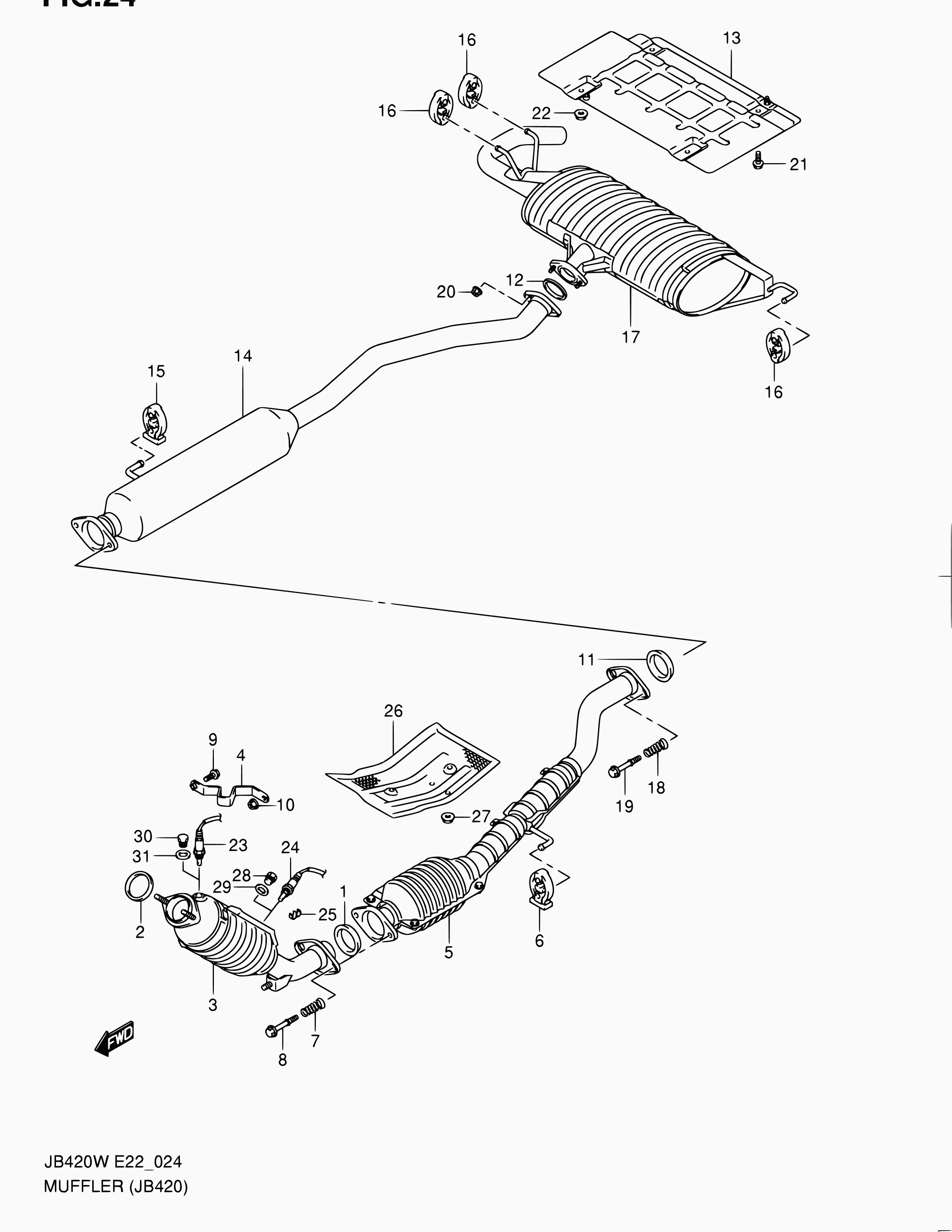 Suzuki 14184-65J00 - Blīvgredzens, Izplūdes caurule adetalas.lv