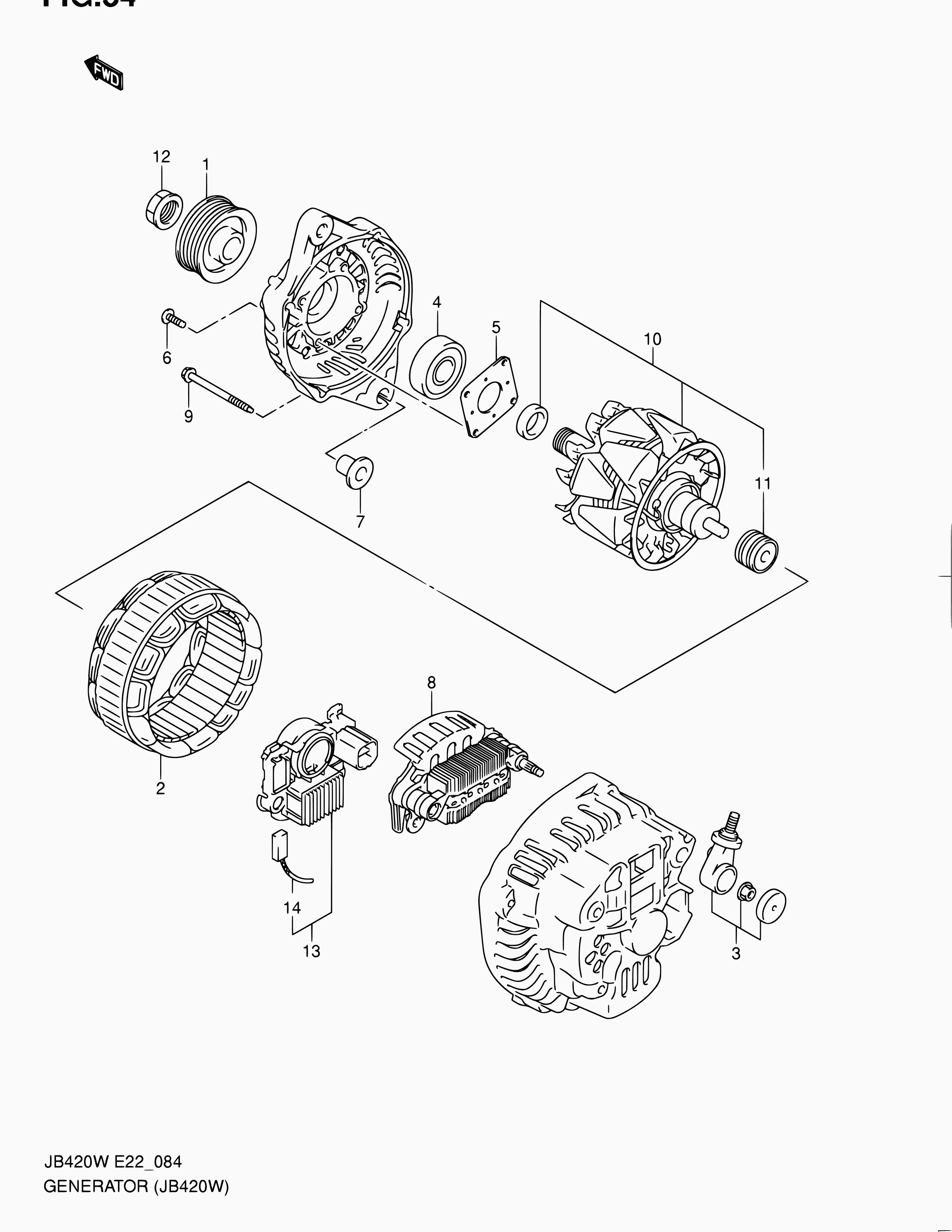 Suzuki 31710-65J10 - Ģenerators adetalas.lv