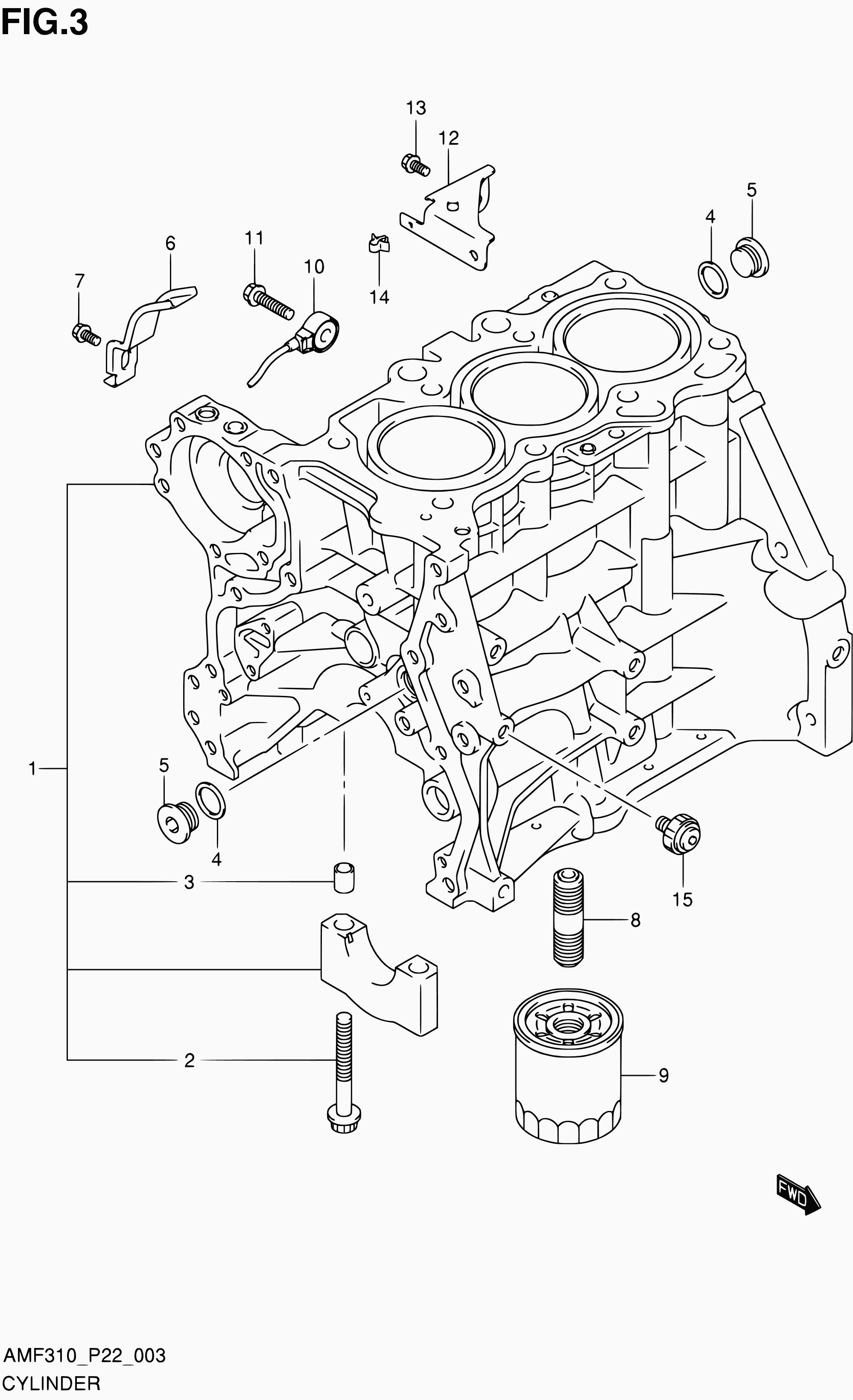 Suzuki 16510-M68K00 - Eļļas filtrs adetalas.lv