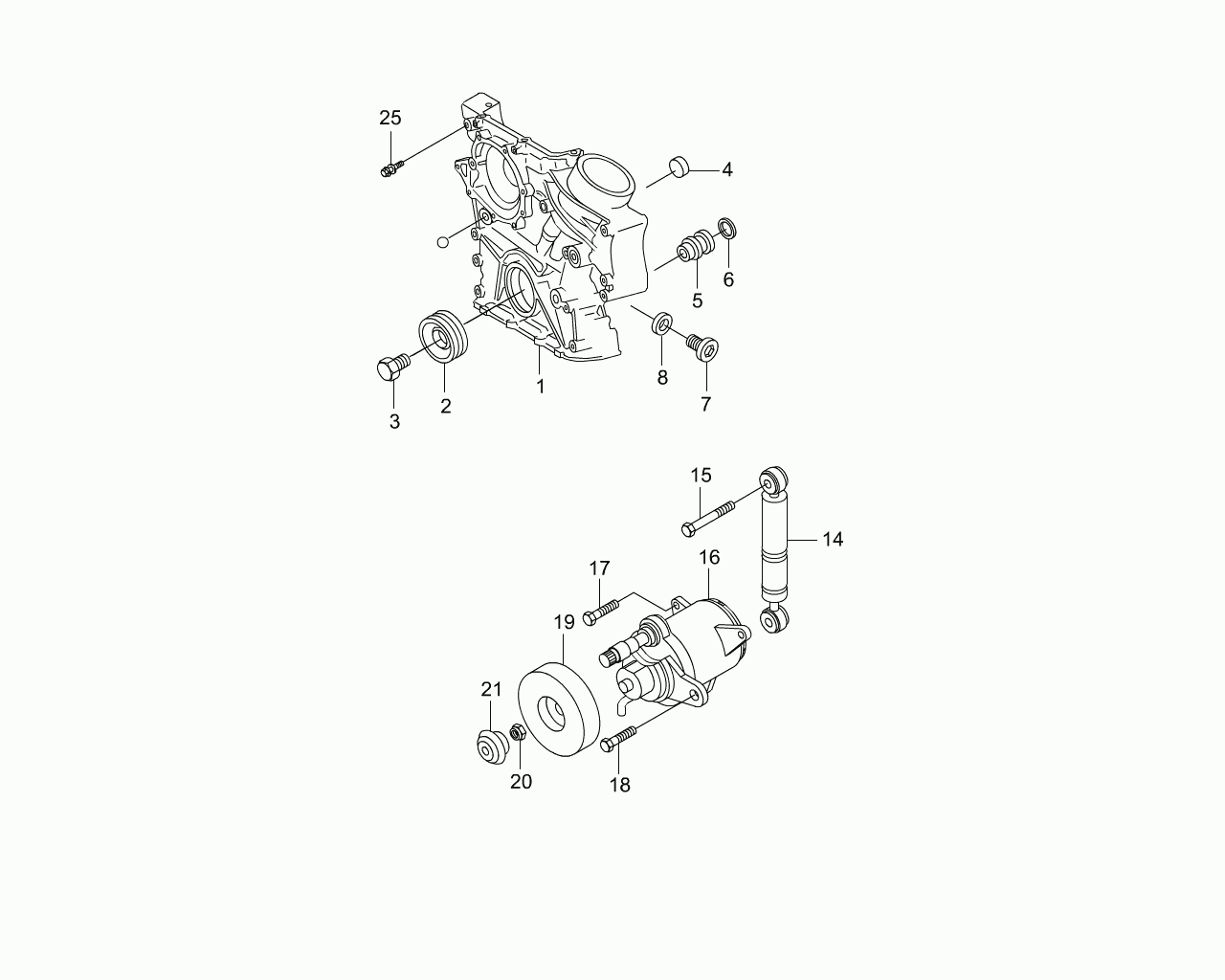 Chevrolet 1112000770 - Parazīt / Vadrullītis, Ķīļrievu siksna adetalas.lv