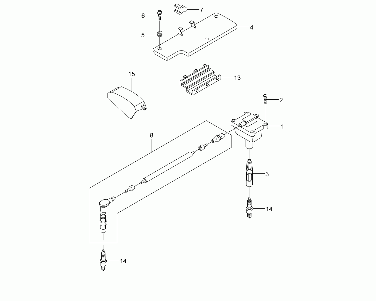 Ssangyong 1611503118 - Augstsprieguma vadu komplekts adetalas.lv