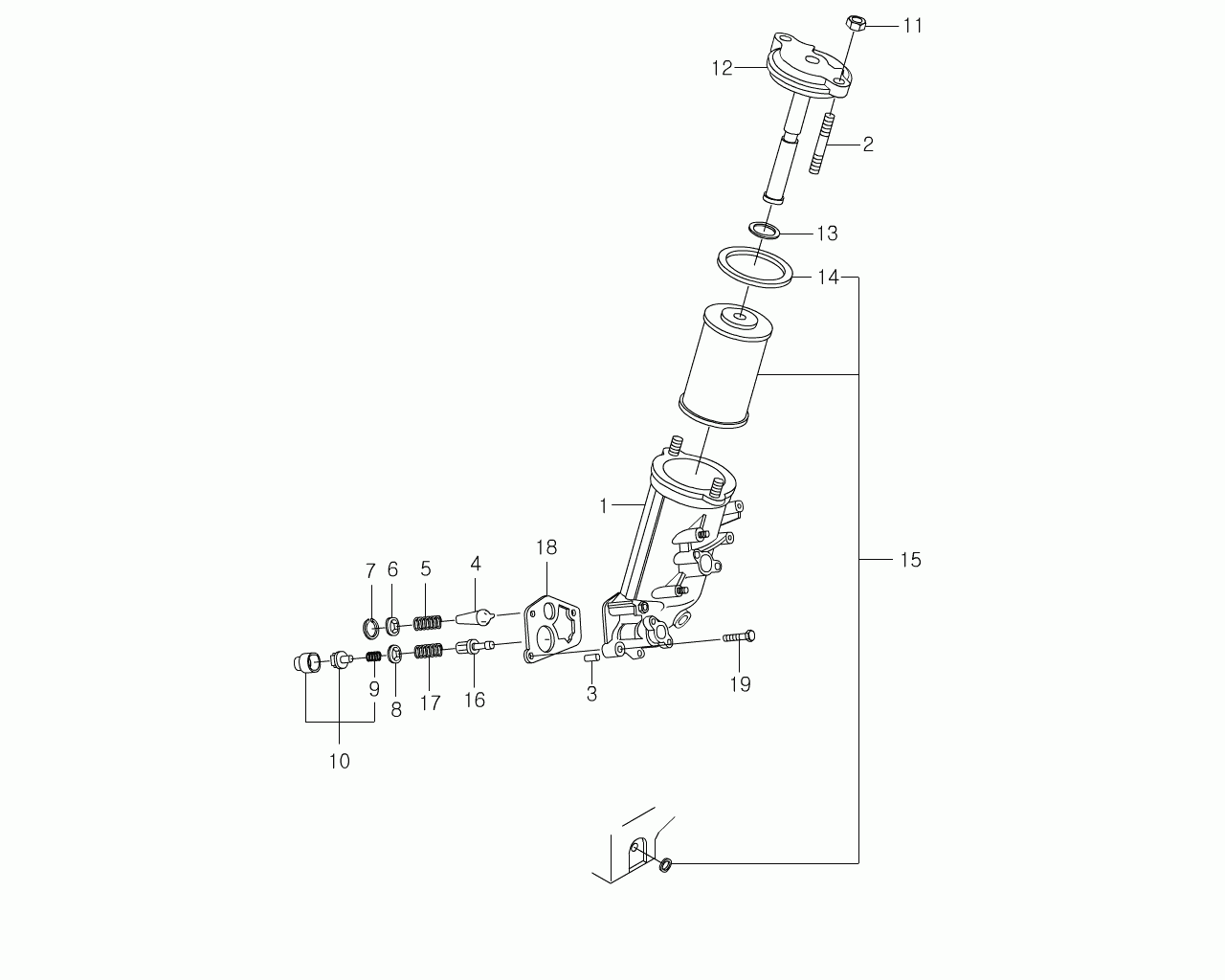 DAEWOO 6611803009 - Eļļas filtrs adetalas.lv