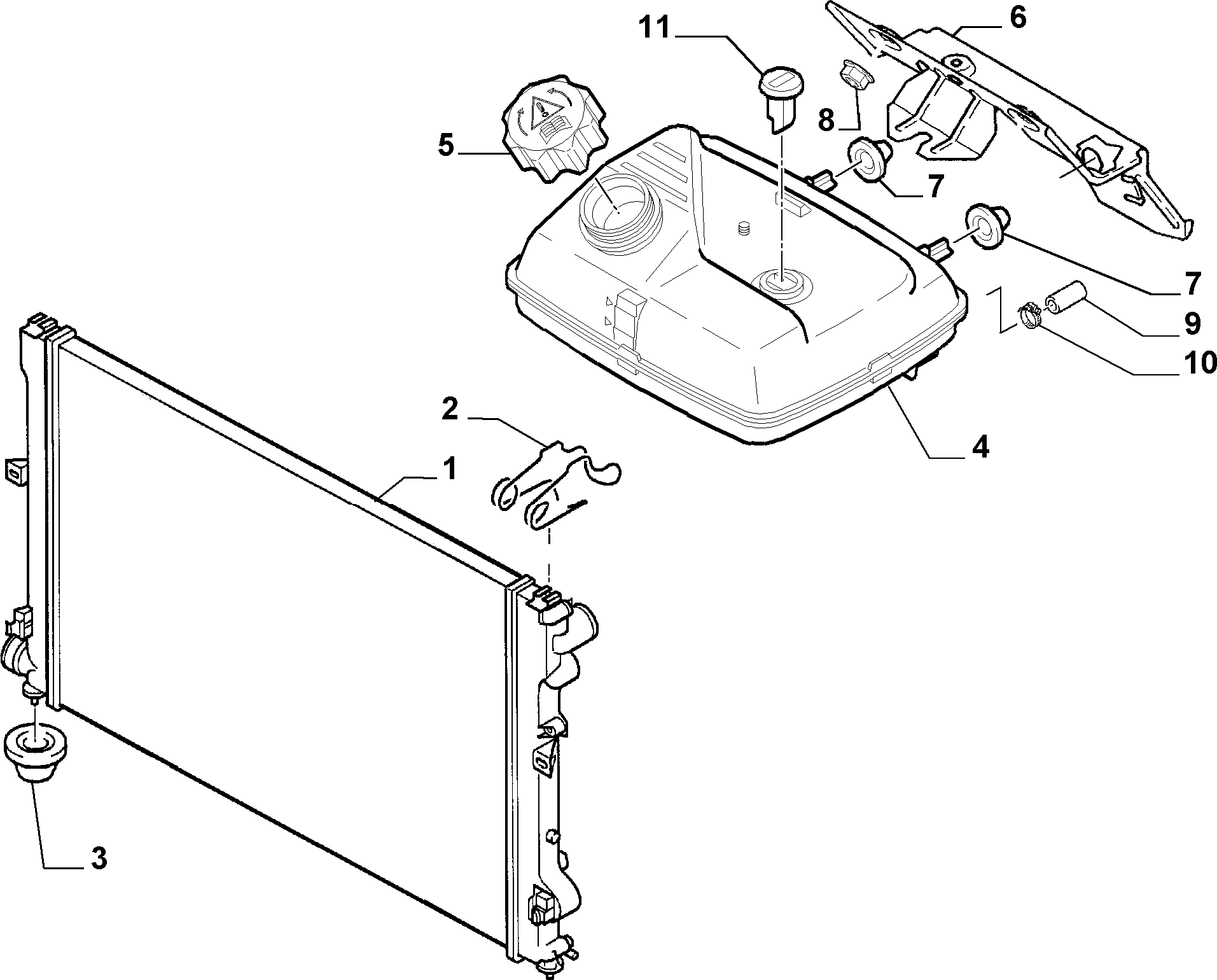 FIAT 1475060080 - Radiators, Motora dzesēšanas sistēma adetalas.lv