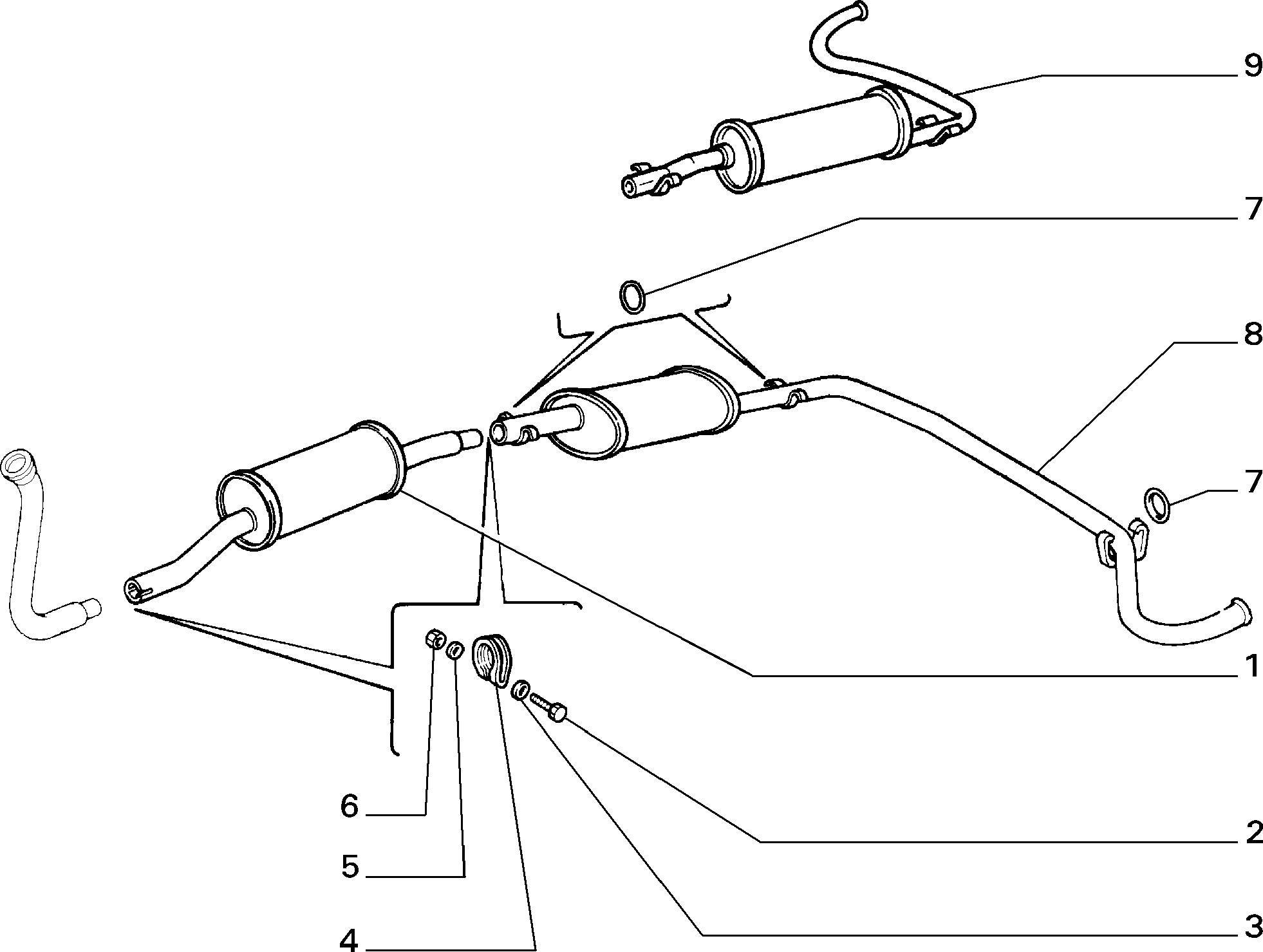 Daihatsu 4437668 - Kronšteins, Trokšņa slāpētājs adetalas.lv