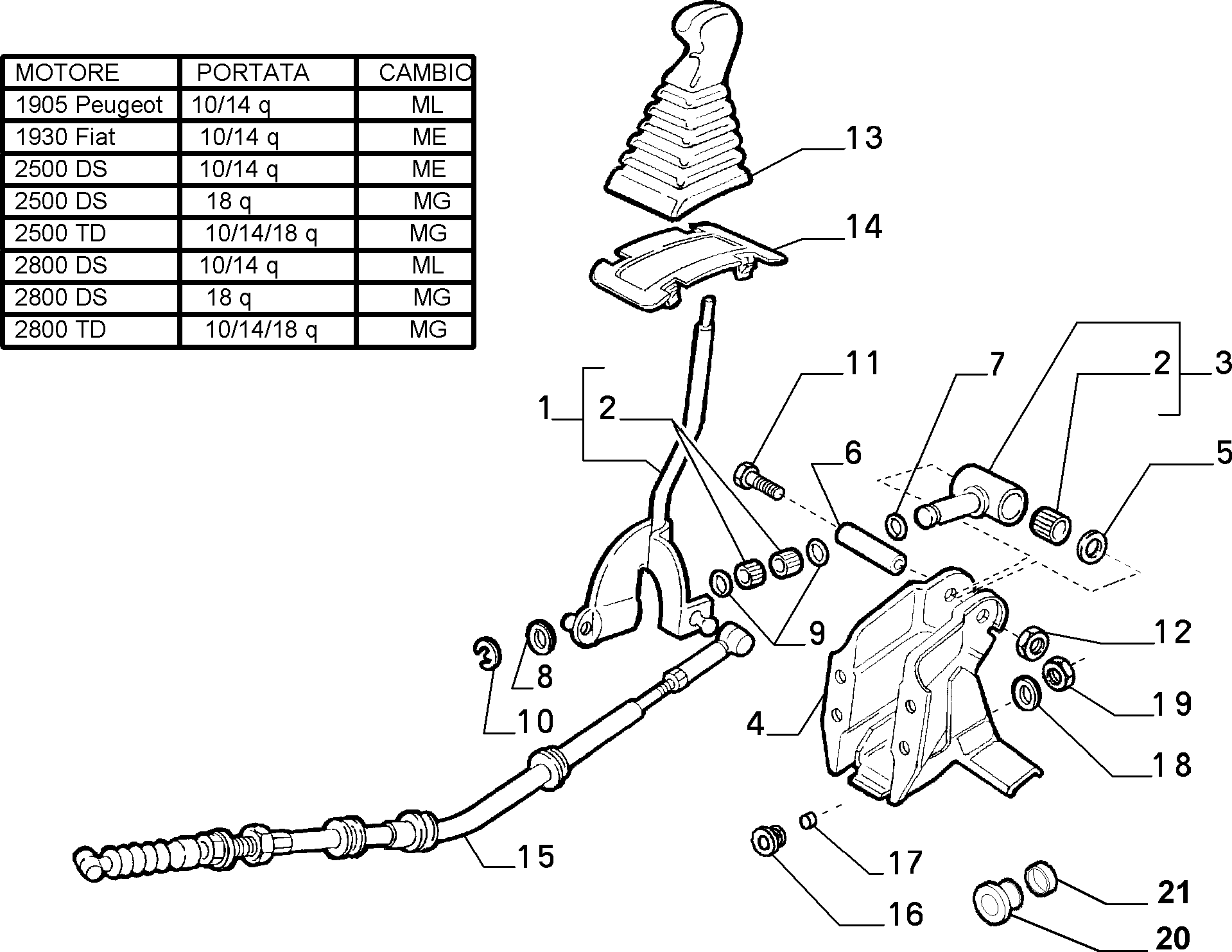 FIAT 7586917 - Remkomplekts, Pārslēdzējsvira adetalas.lv