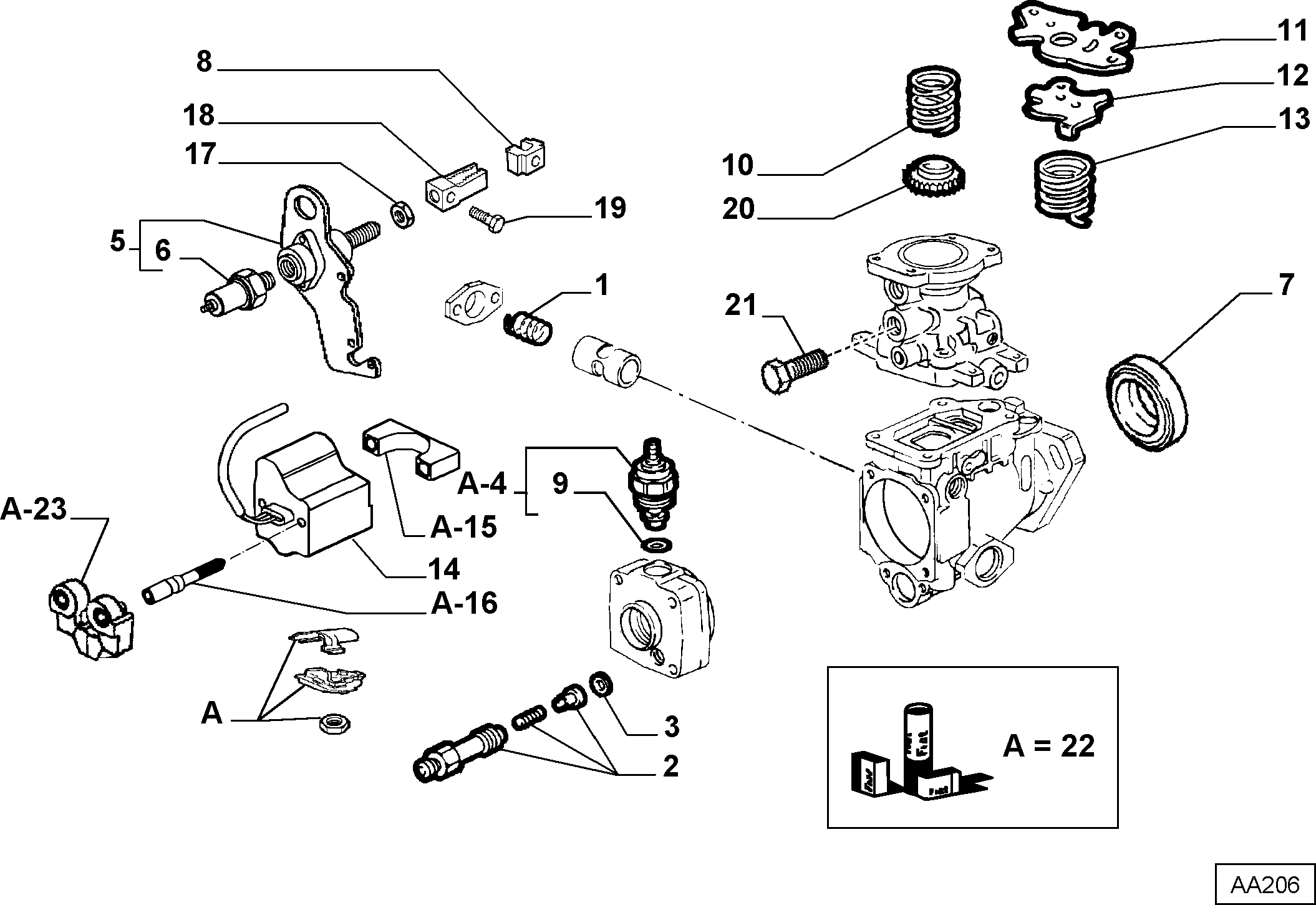 FIAT 9948904 - Remkomplekts, Aizdedzes sadalītājs adetalas.lv