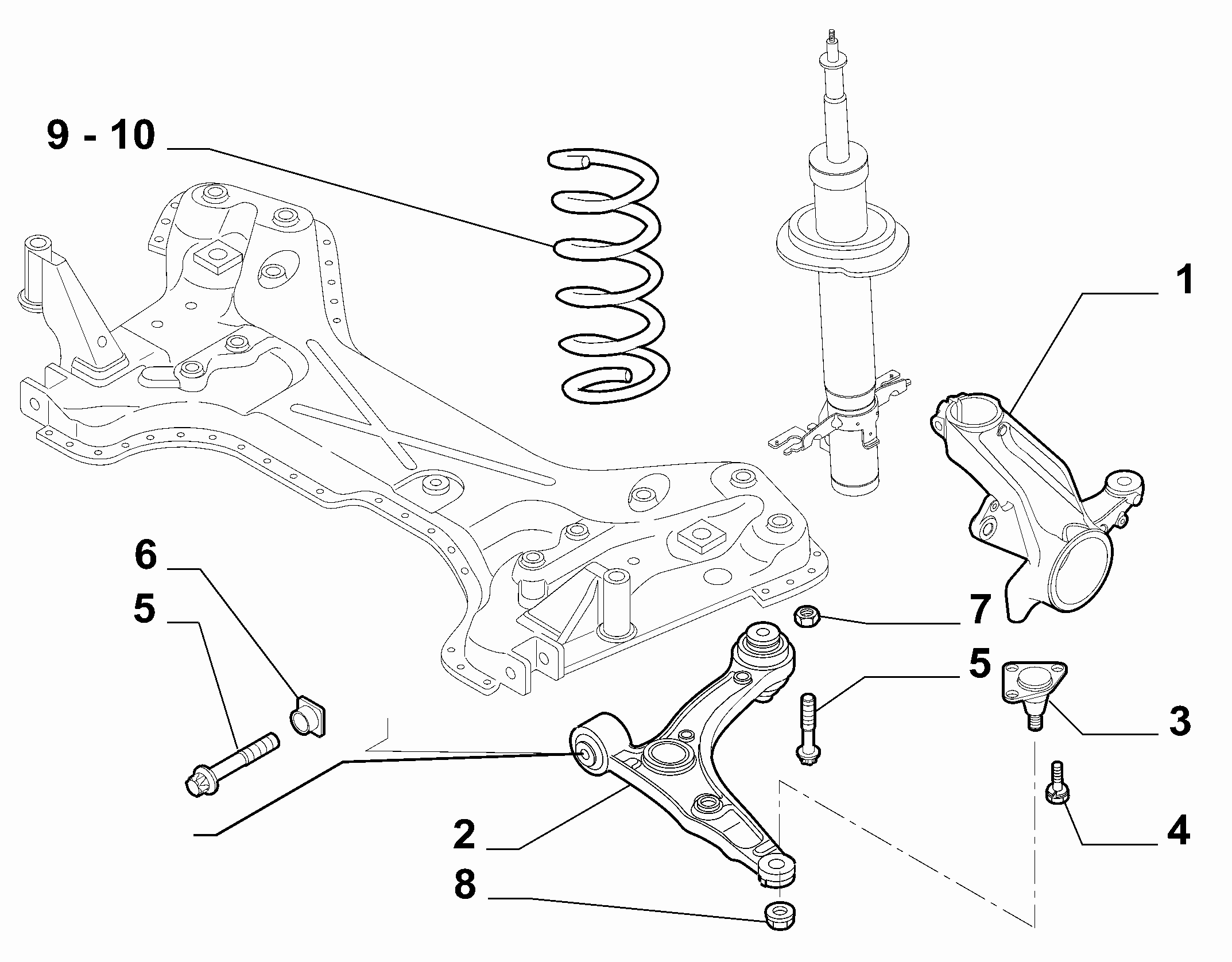 FIAT 93501837 - Balst / Virzošais šarnīrs adetalas.lv