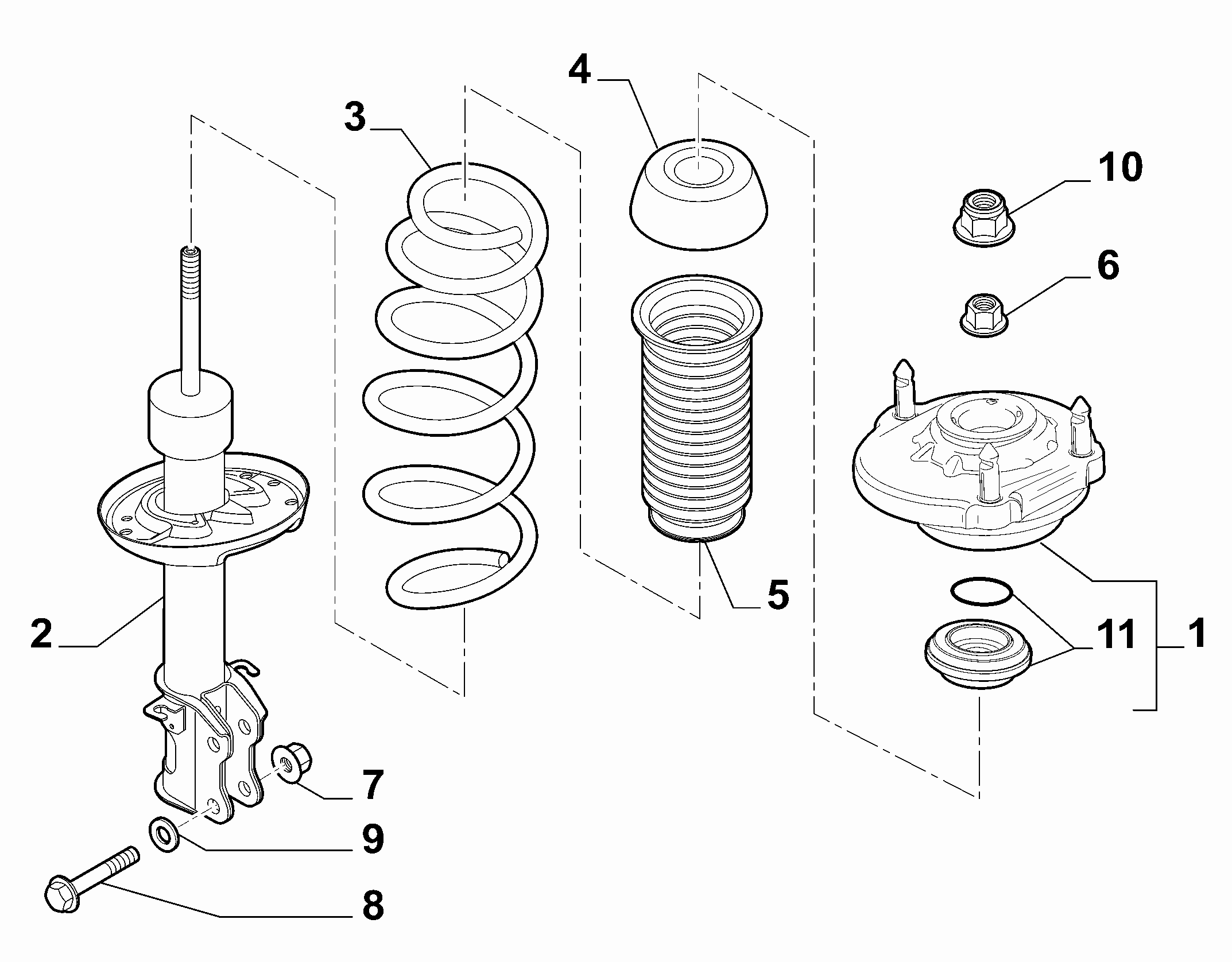 FIAT 51810447 - Gājiena ierobežotājs, Atsperojums adetalas.lv