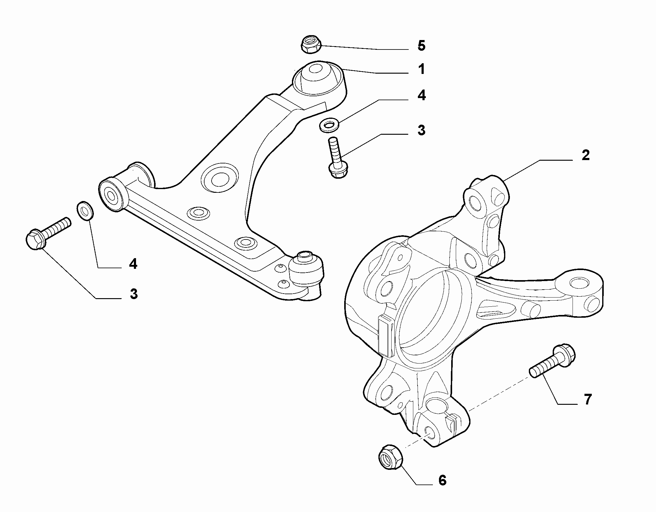 FIAT / LANCIA 51783056 - Balst / Virzošais šarnīrs adetalas.lv