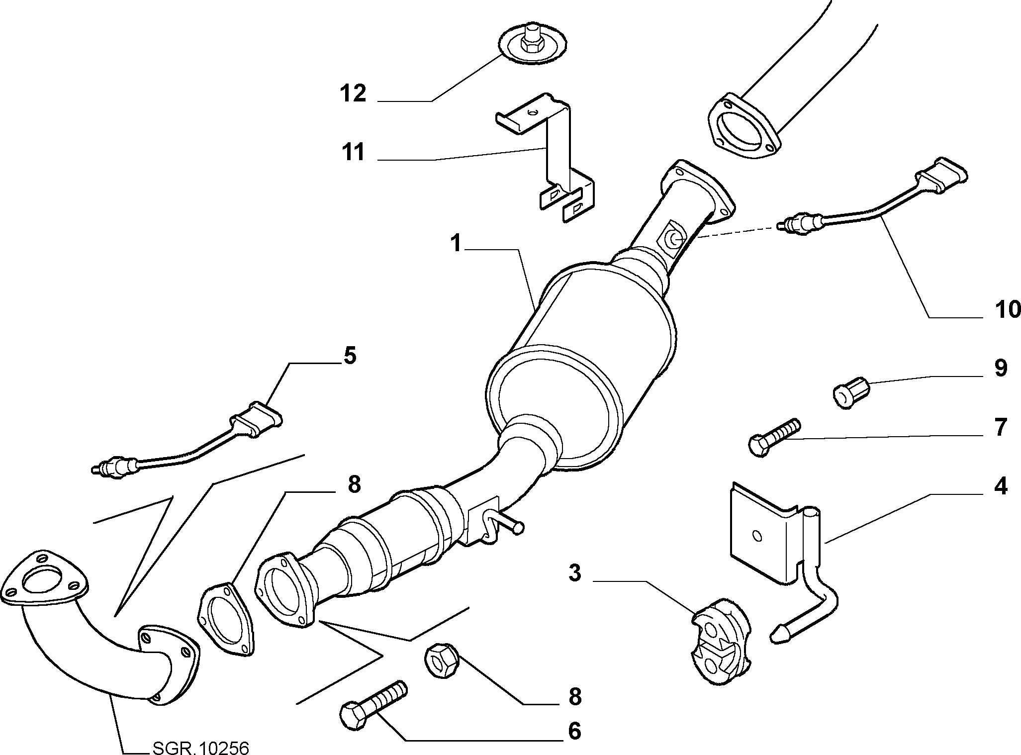 Lancia 9635978580 - Lambda zonde adetalas.lv