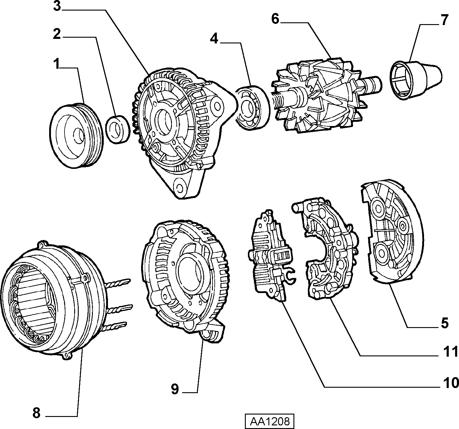 FIAT 77362555 - Taisngriezis, Ģenerators adetalas.lv