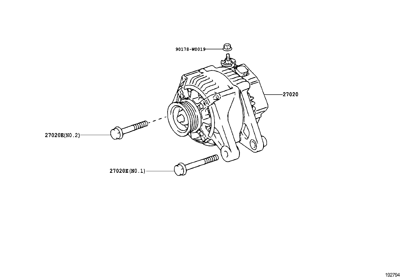 WIESMANN 27060-0D190 - Ģenerators adetalas.lv