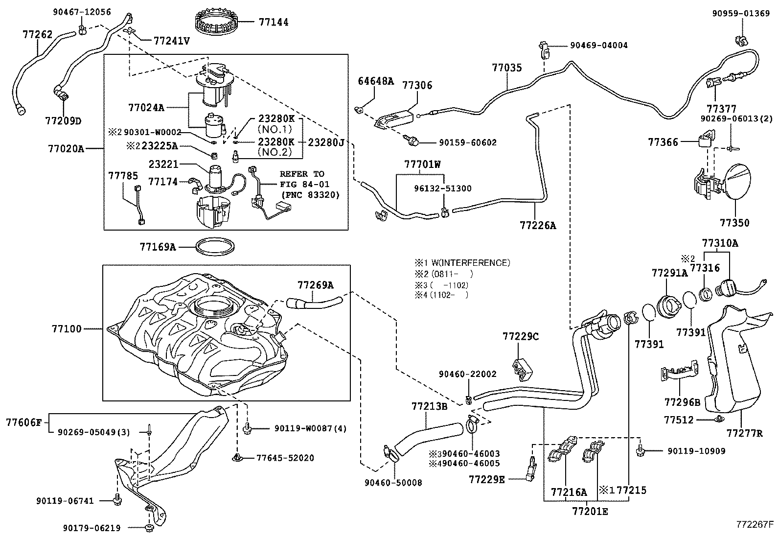 TOYOTA 23220-0Q031 - Degvielas sūknis adetalas.lv