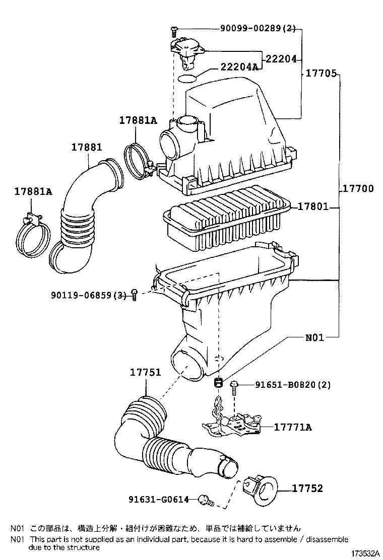 Suzuki 1780121030 - Gaisa filtrs adetalas.lv