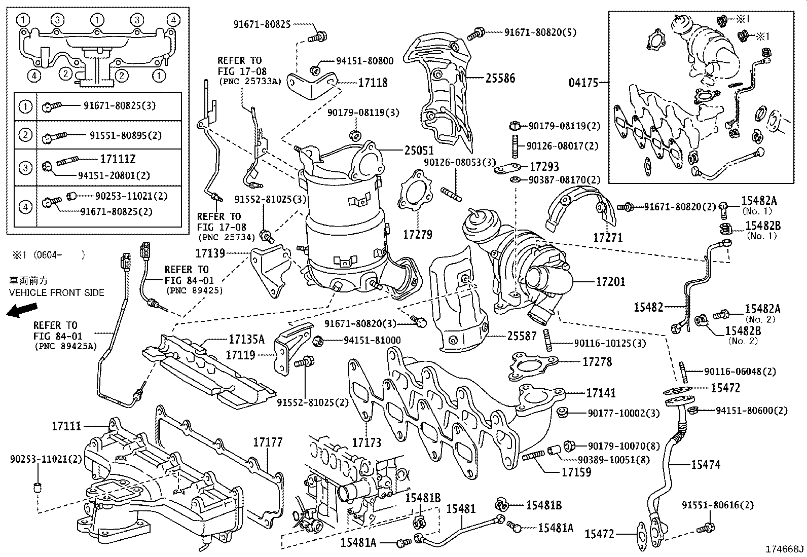 TOYOTA 25051-26020 - Asortiments, Sodrēju / Daļiņu filtra remonts adetalas.lv