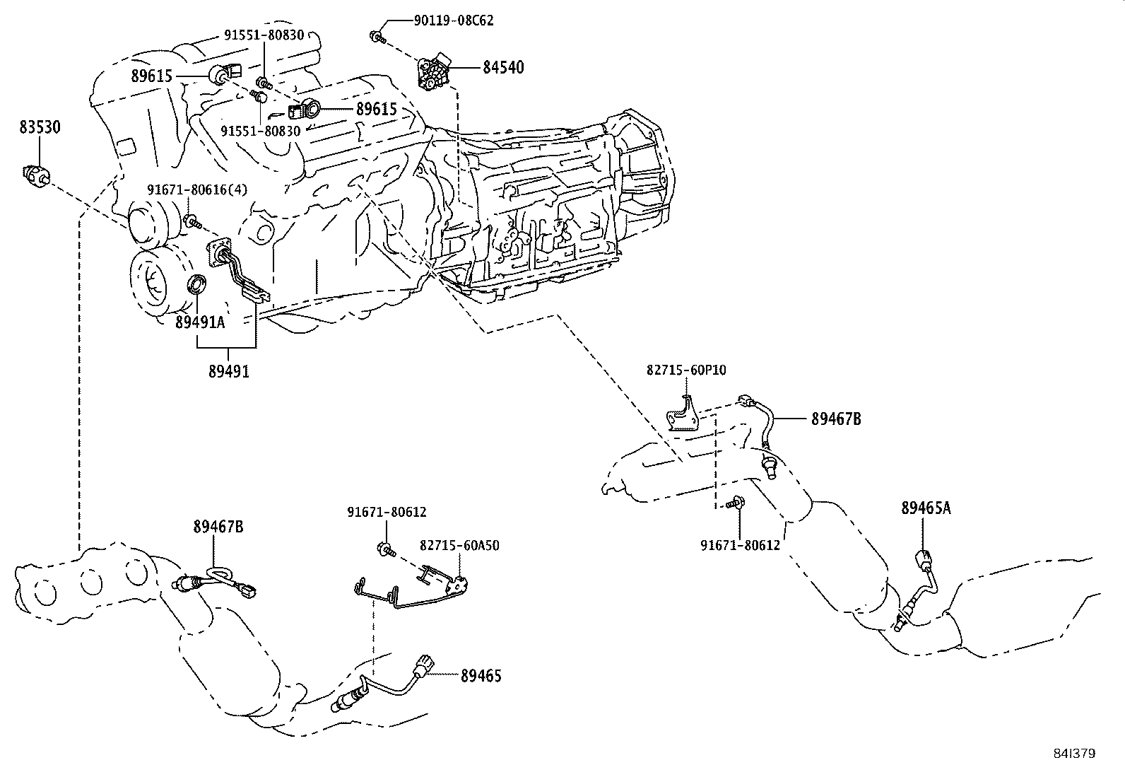 TOYOTA 89465-60410 - Lambda zonde adetalas.lv