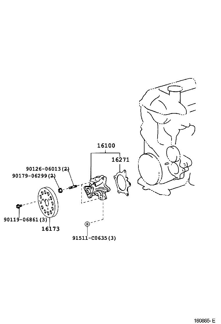 Berliet 16100-29155 - Ūdenssūknis adetalas.lv