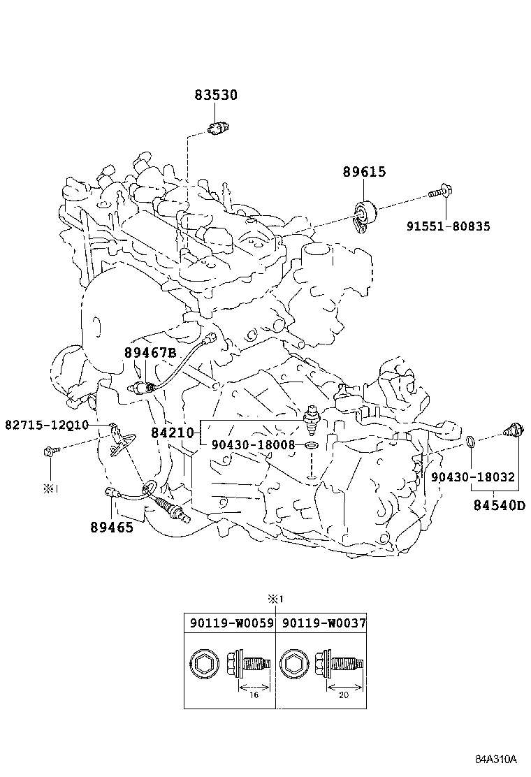 TOYOTA 89467 52090 - Lambda zonde adetalas.lv