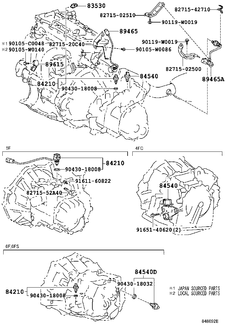 TOYOTA 89467-12030 - Lambda zonde adetalas.lv