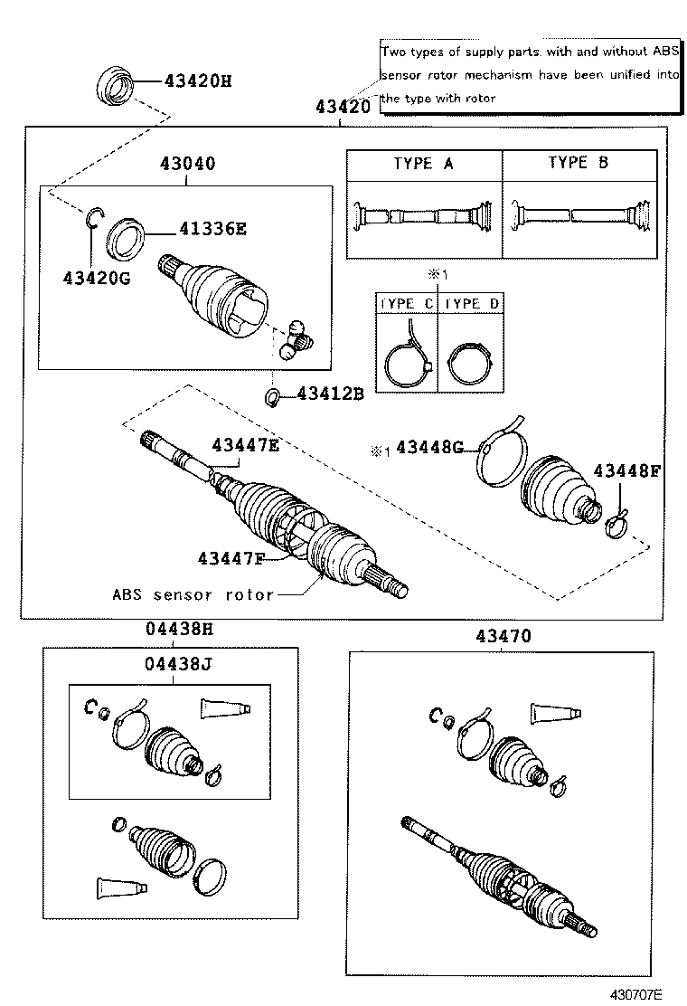 TOYOTA 04438-52030 - Putekļusargs, Piedziņas vārpsta adetalas.lv