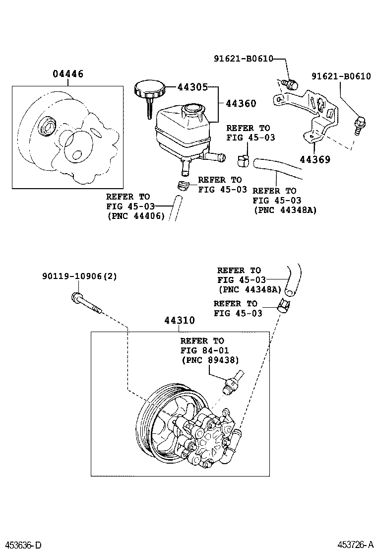 TOYOTA 0444602050 - Hidrosūknis, Stūres iekārta adetalas.lv