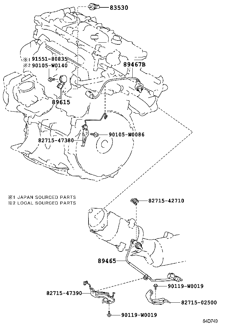 TOYOTA 8946752060 - Lambda zonde adetalas.lv